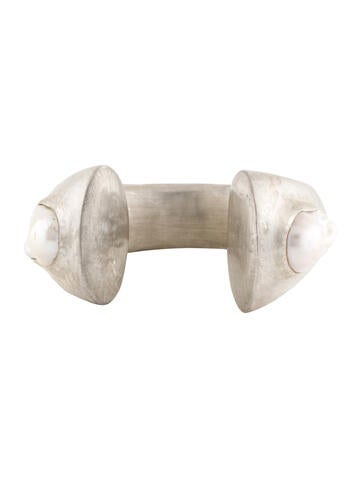 Parts of Four Cuff Pearl Monster Druid Bracelet 18.0-18.5mm