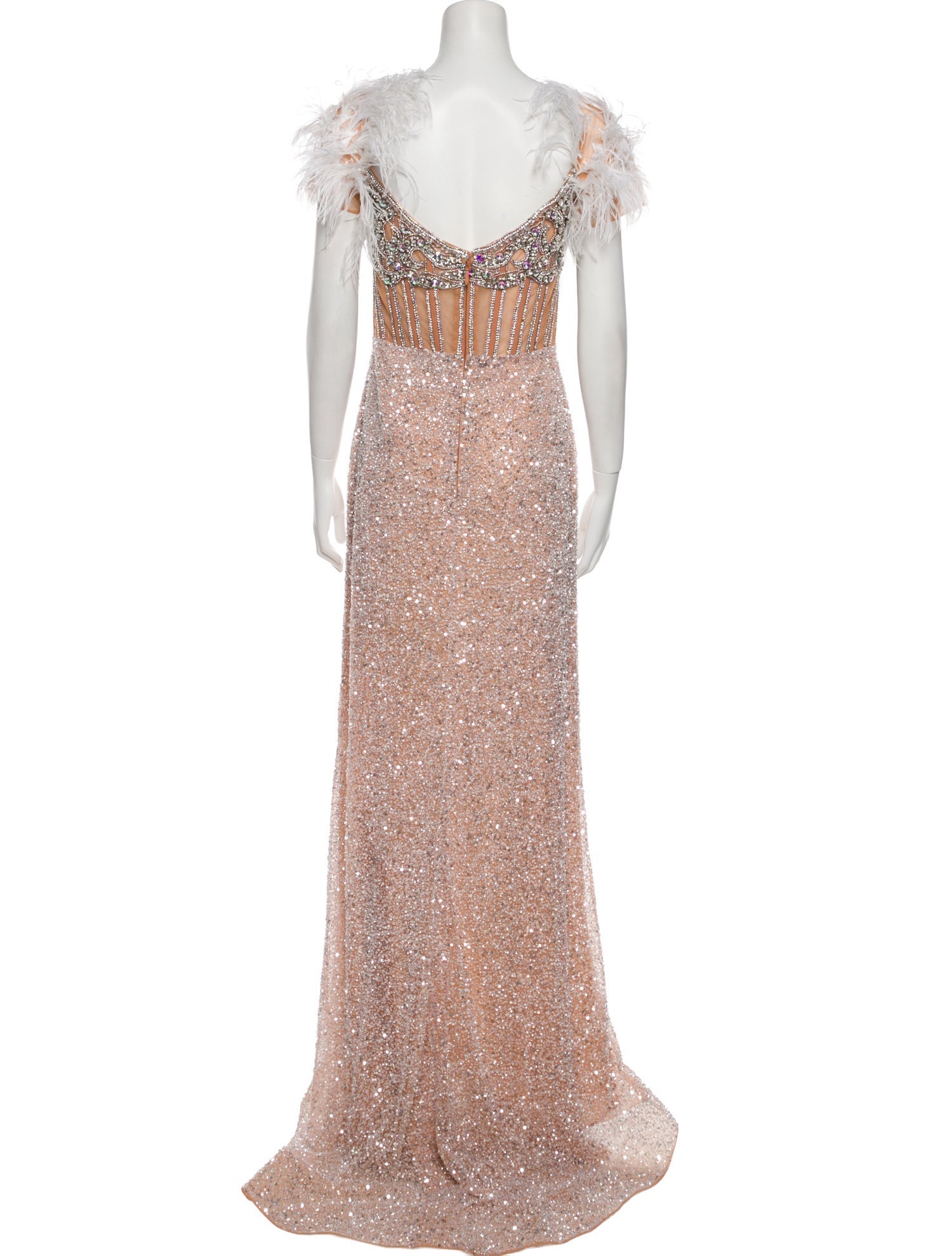 Portia & Scarlett Square Neckline Long Dress w/ Tags