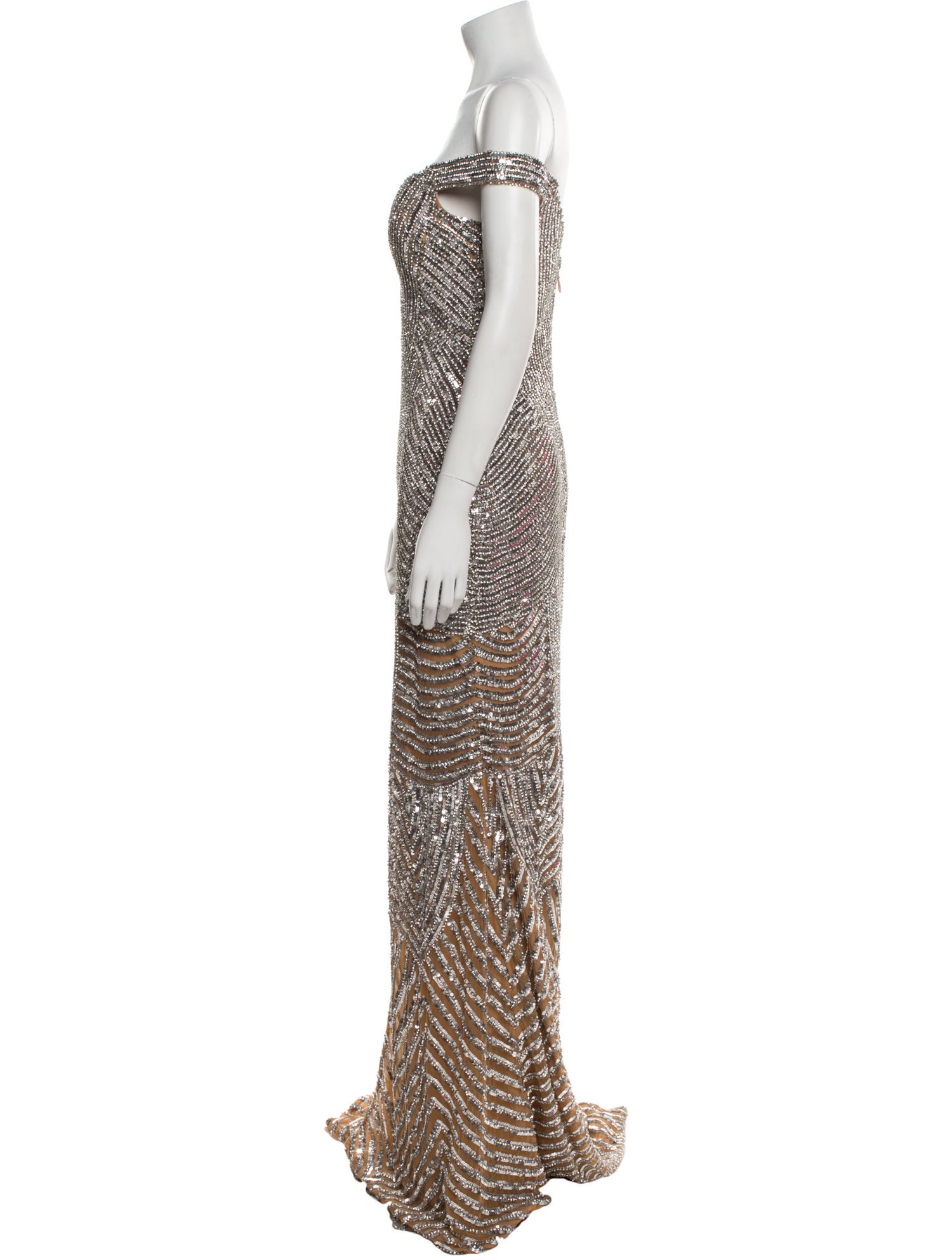 Portia & Scarlett Off-The-Shoulder Long Dress