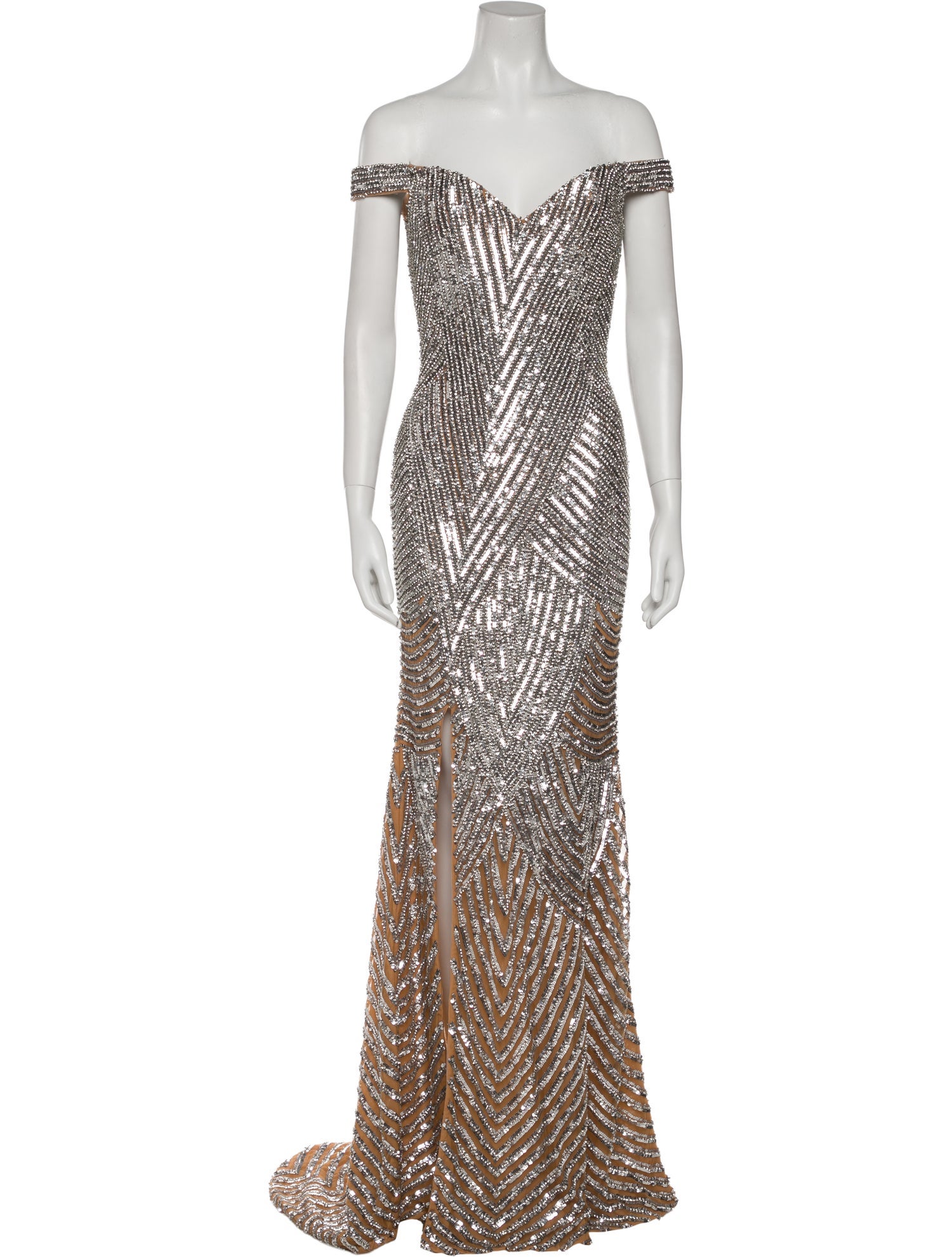 Portia & Scarlett Printed Long Dress w/ Tags