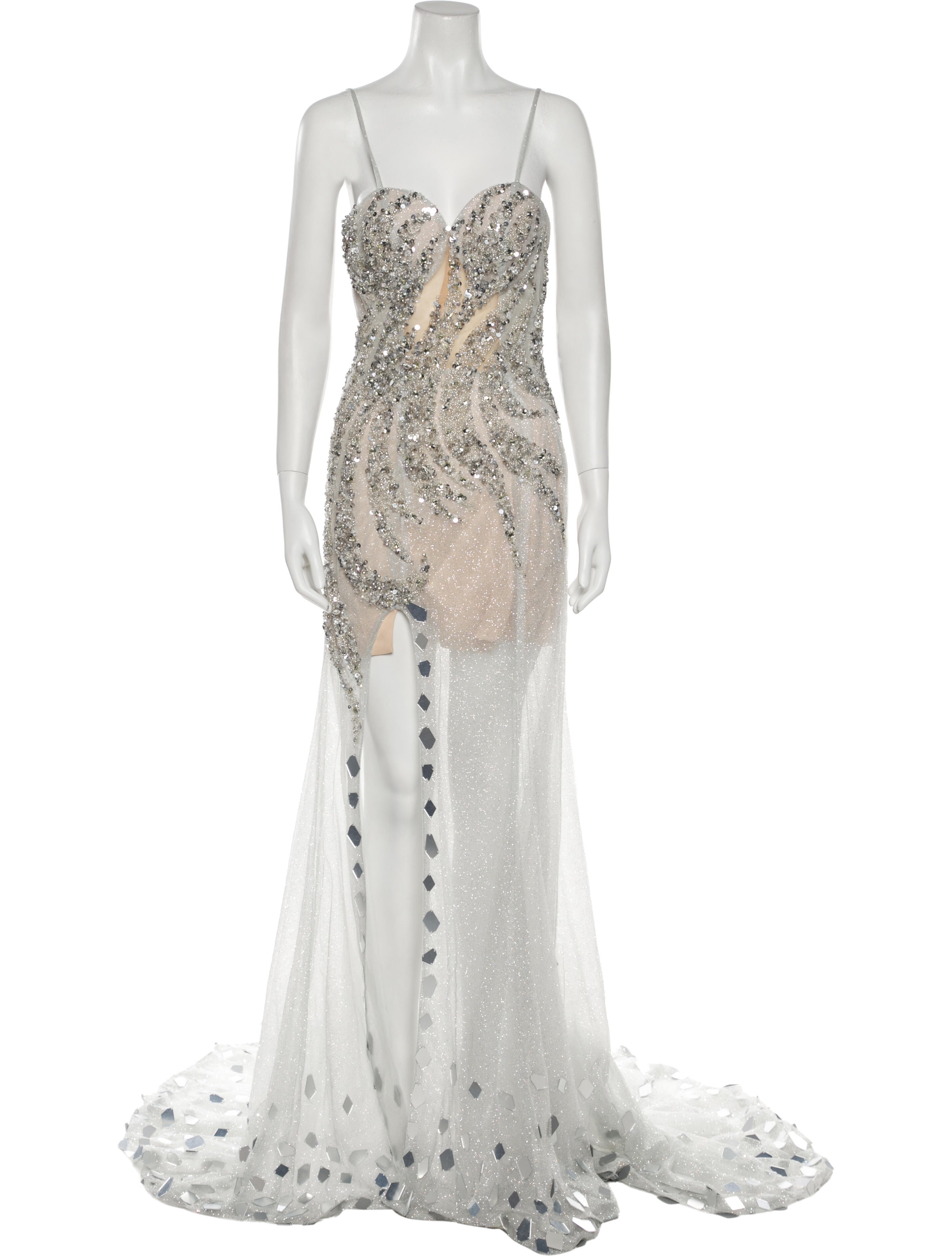 Portia & Scarlett Square Neckline Long Dress