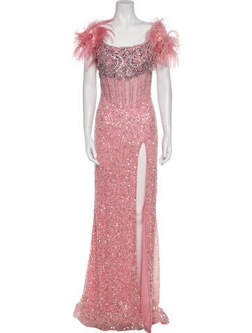 Portia & Scarlett Dresses Lace Pattern Long Dress M