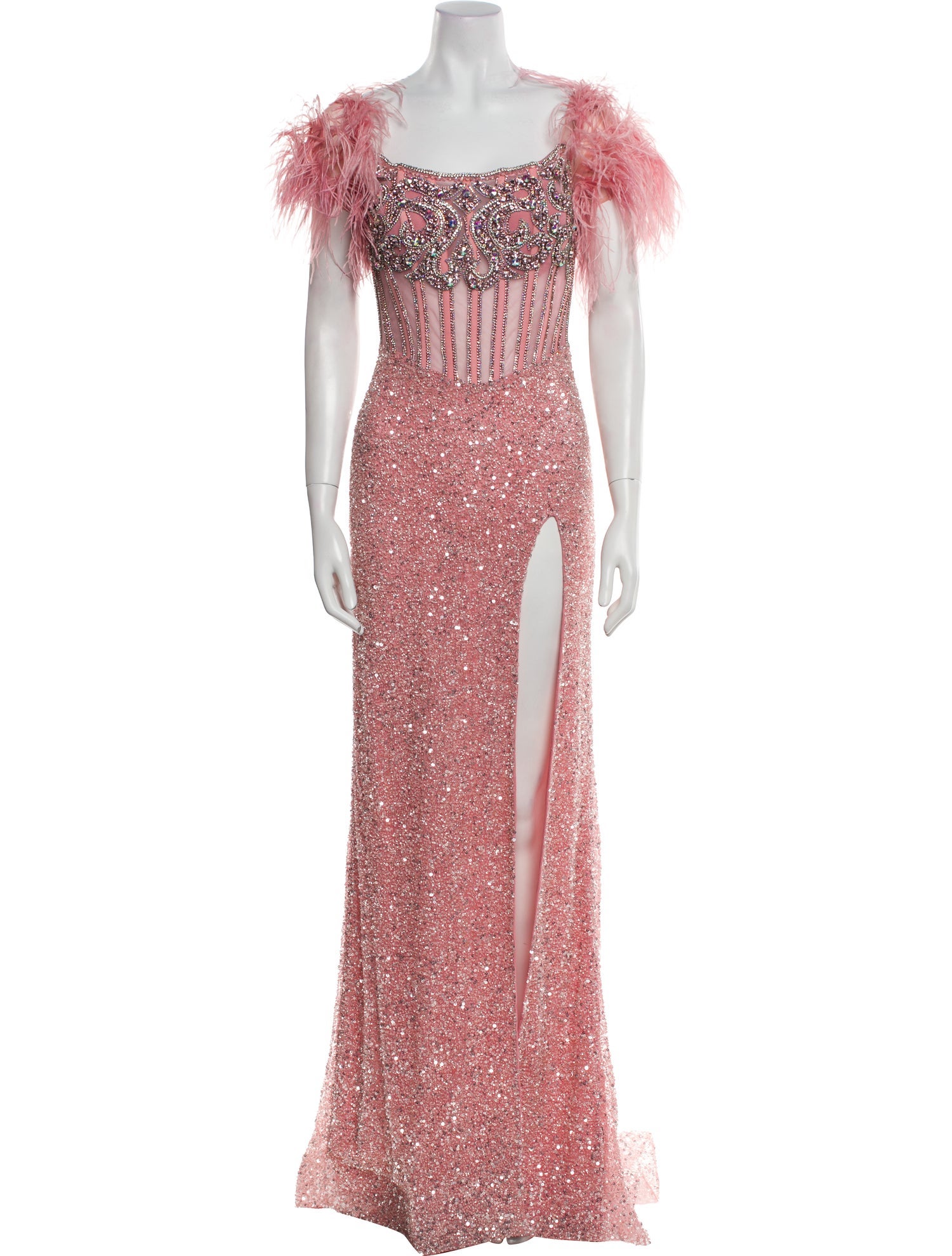 Portia & Scarlett Lace Pattern Long Dress w/ Tags