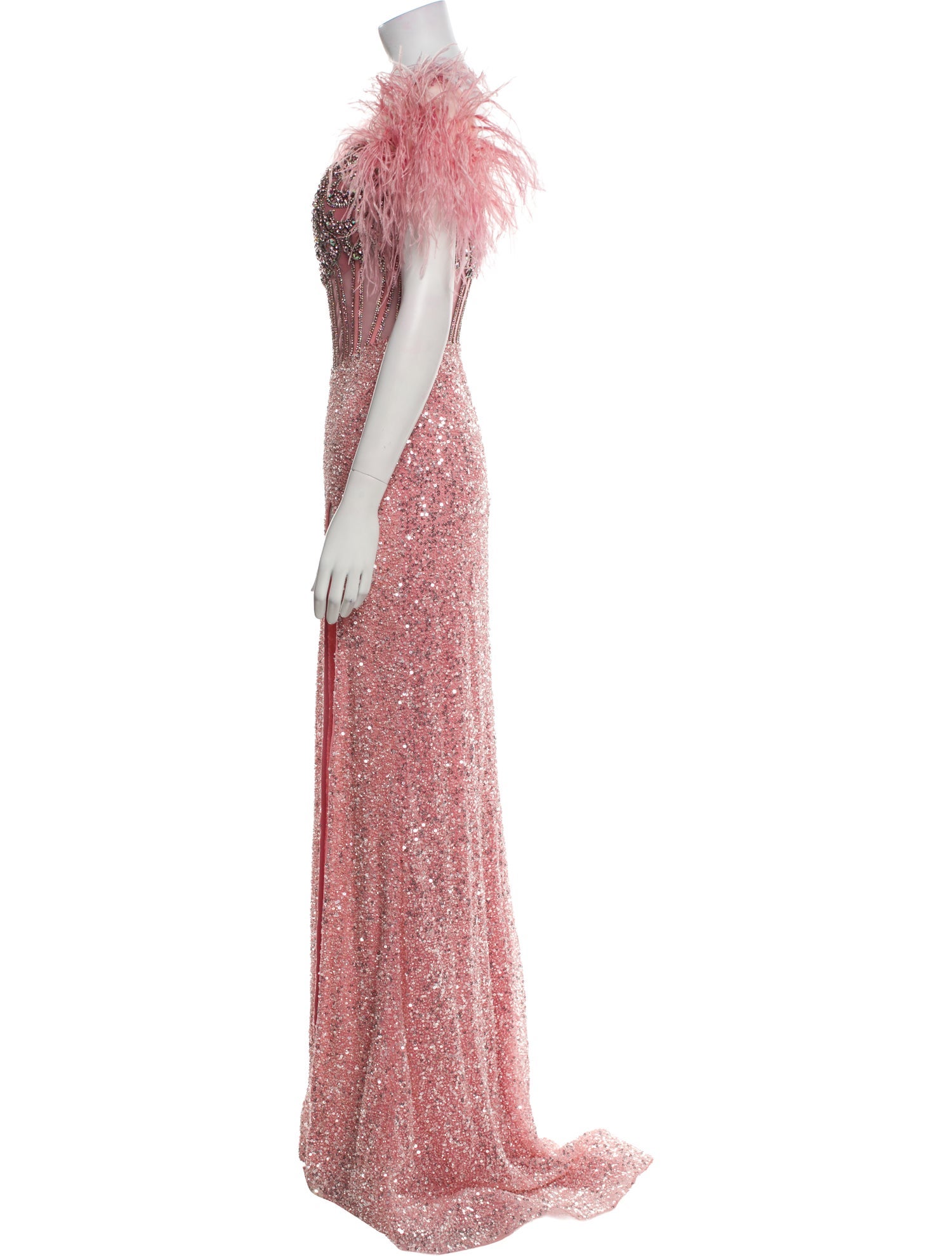 Portia & Scarlett Lace Pattern Long Dress w/ Tags