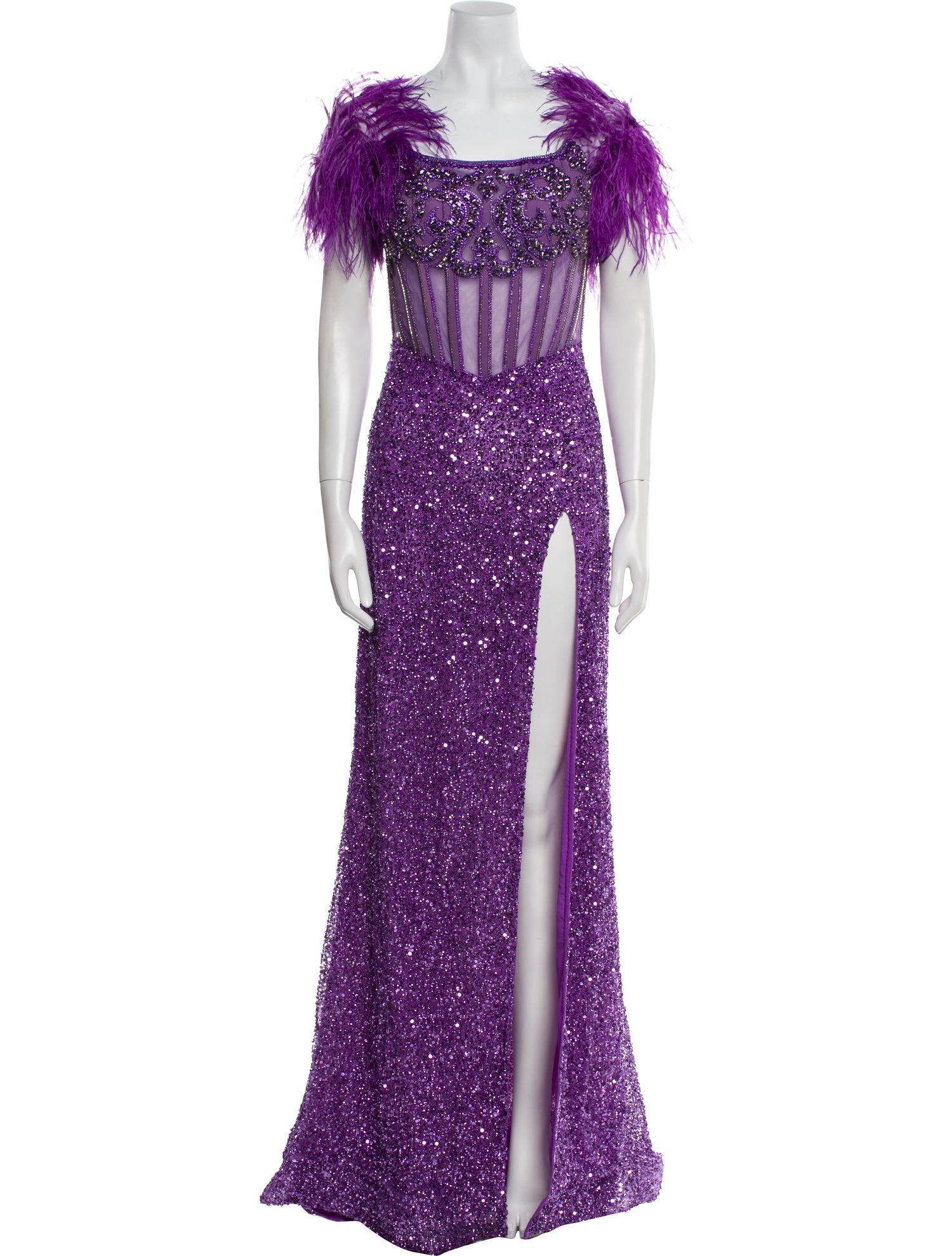 Portia & Scarlett Lace Pattern Long Dress w/ Tags