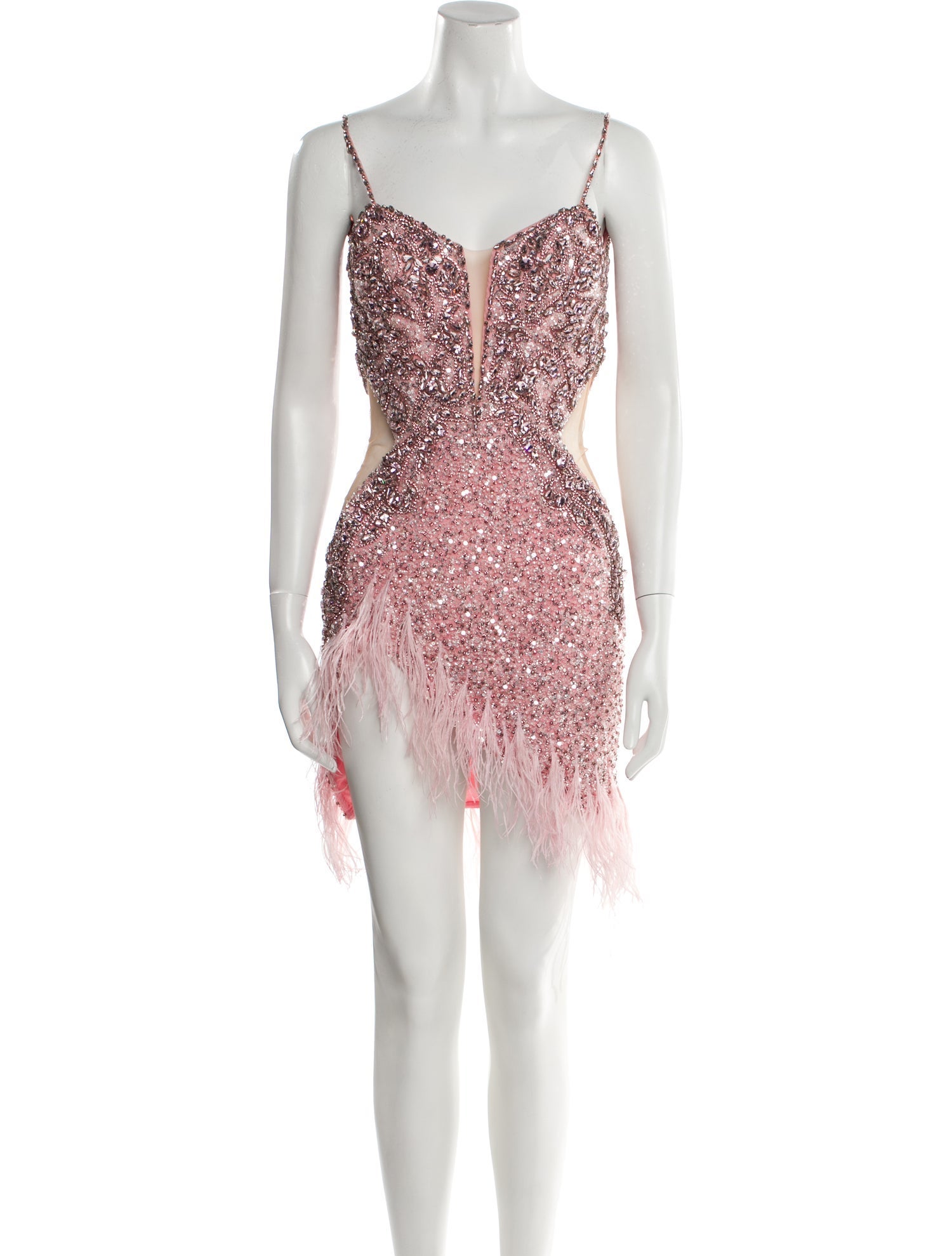 Portia & Scarlett Lace Pattern Mini Dress