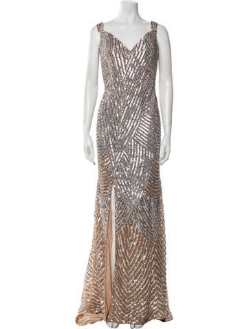 Portia & Scarlett Dresses Patterned Long Dress 4XL