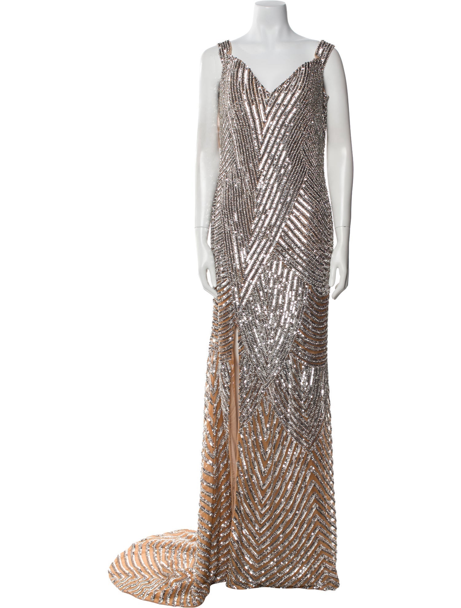 Portia & Scarlett Patterned Long Dress w/ Tags