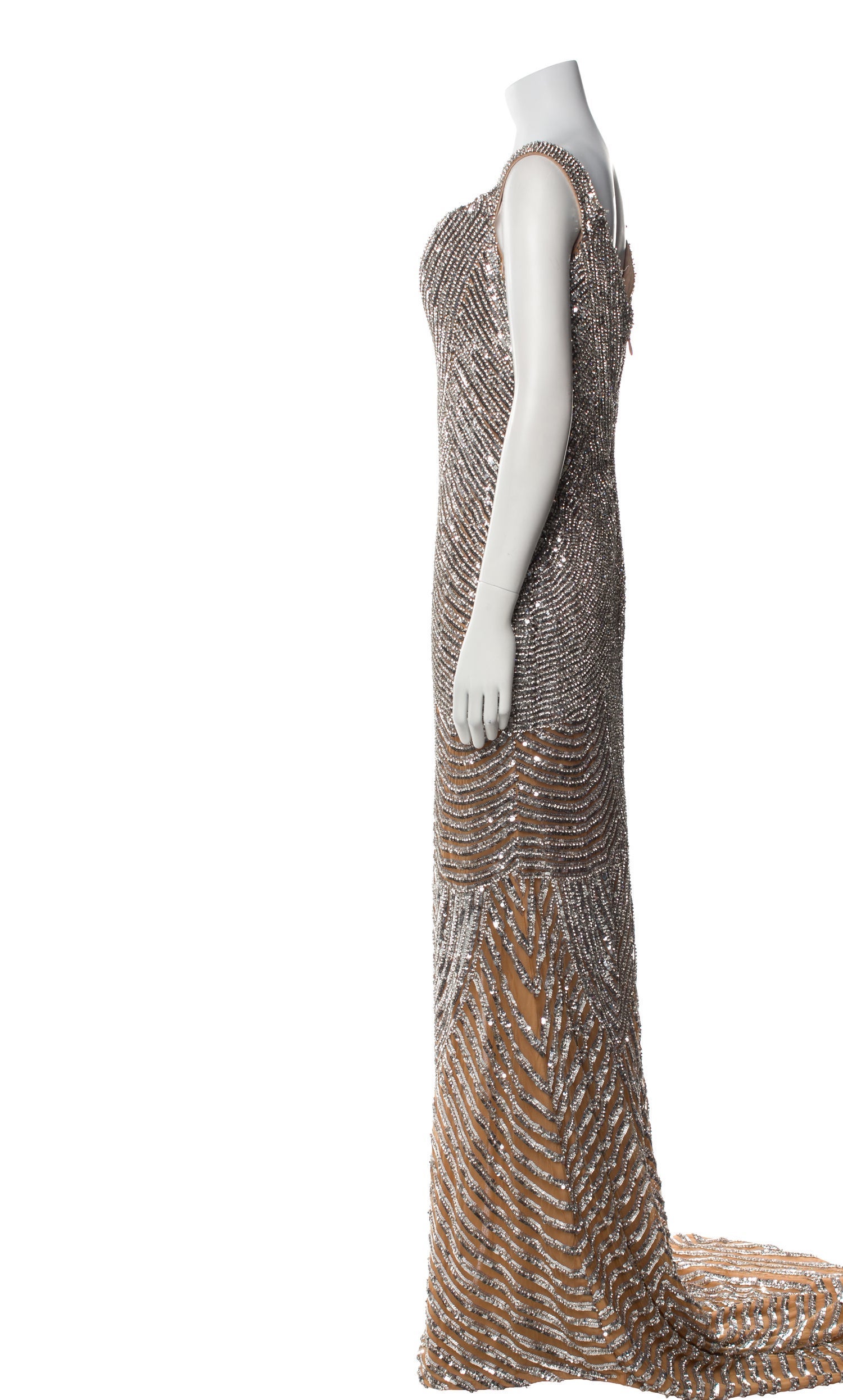 Portia & Scarlett Patterned Long Dress w/ Tags