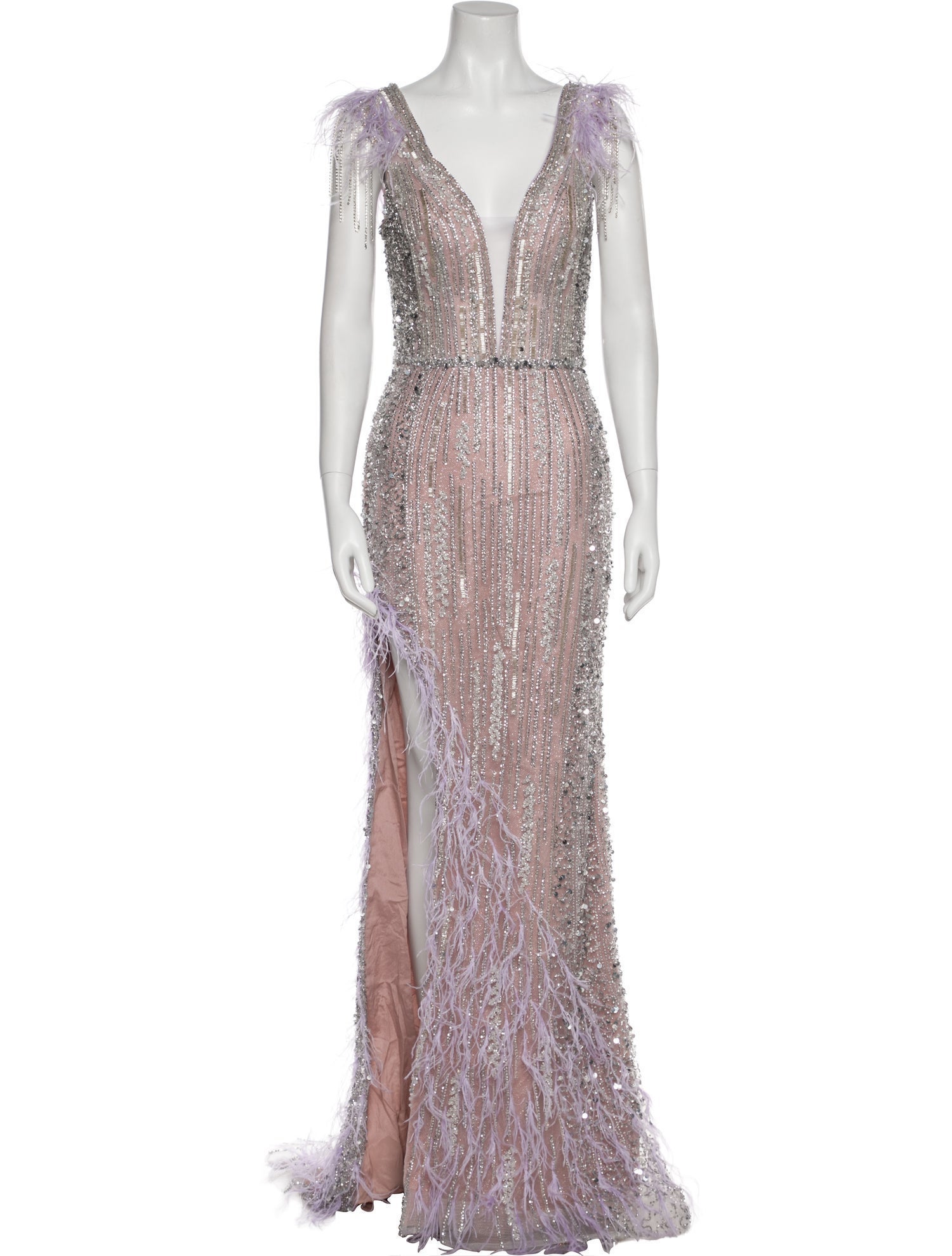 Portia & Scarlett V-Neck Long Dress w/ Tags