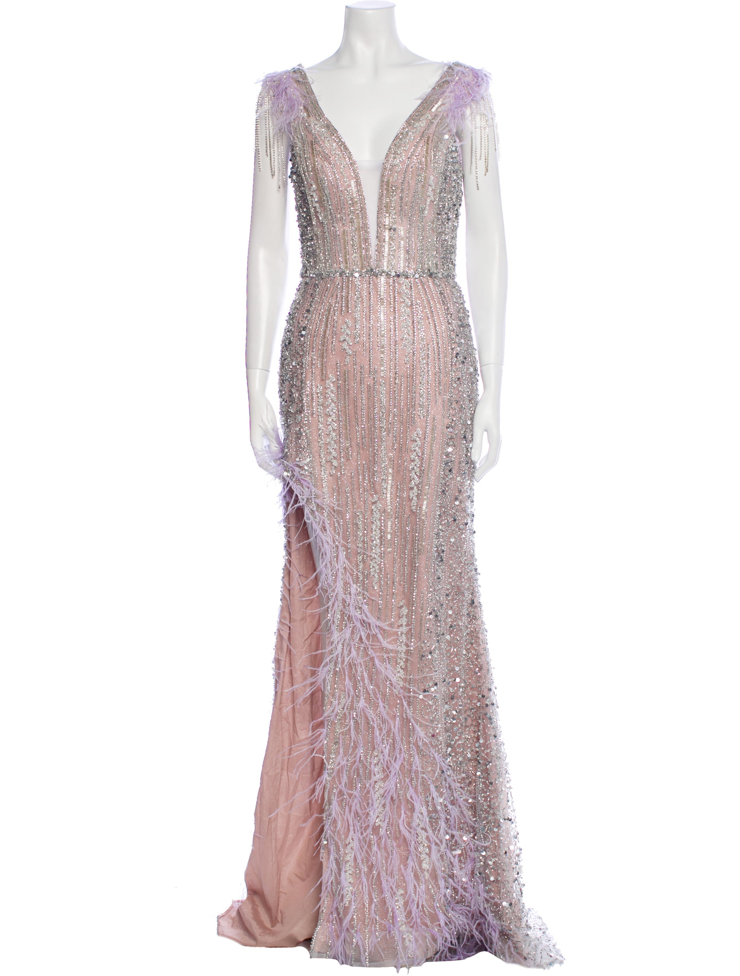 Portia & Scarlett V-Neck Long Dress w/ Tags