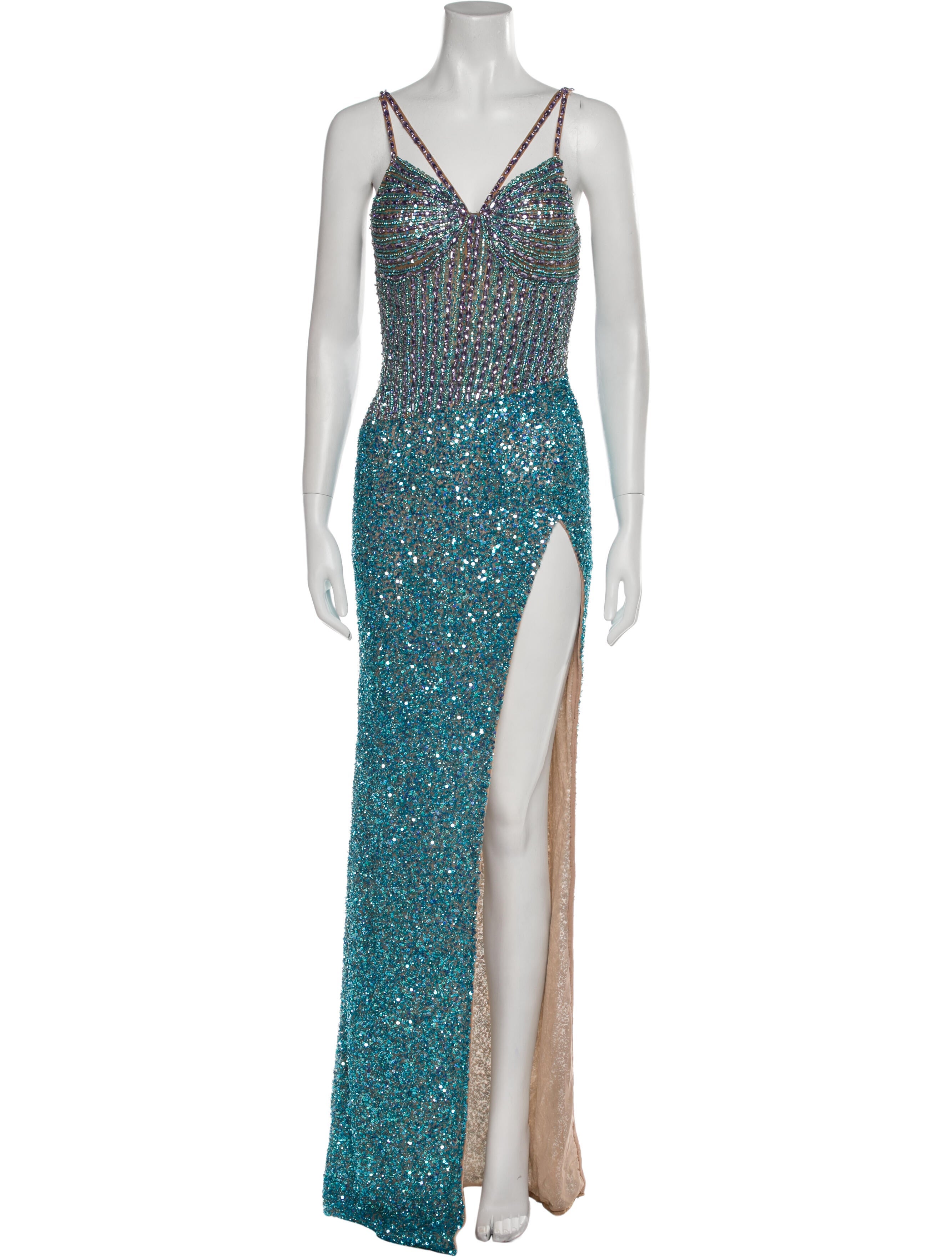 Portia & Scarlett Printed Long Dress w/ Tags