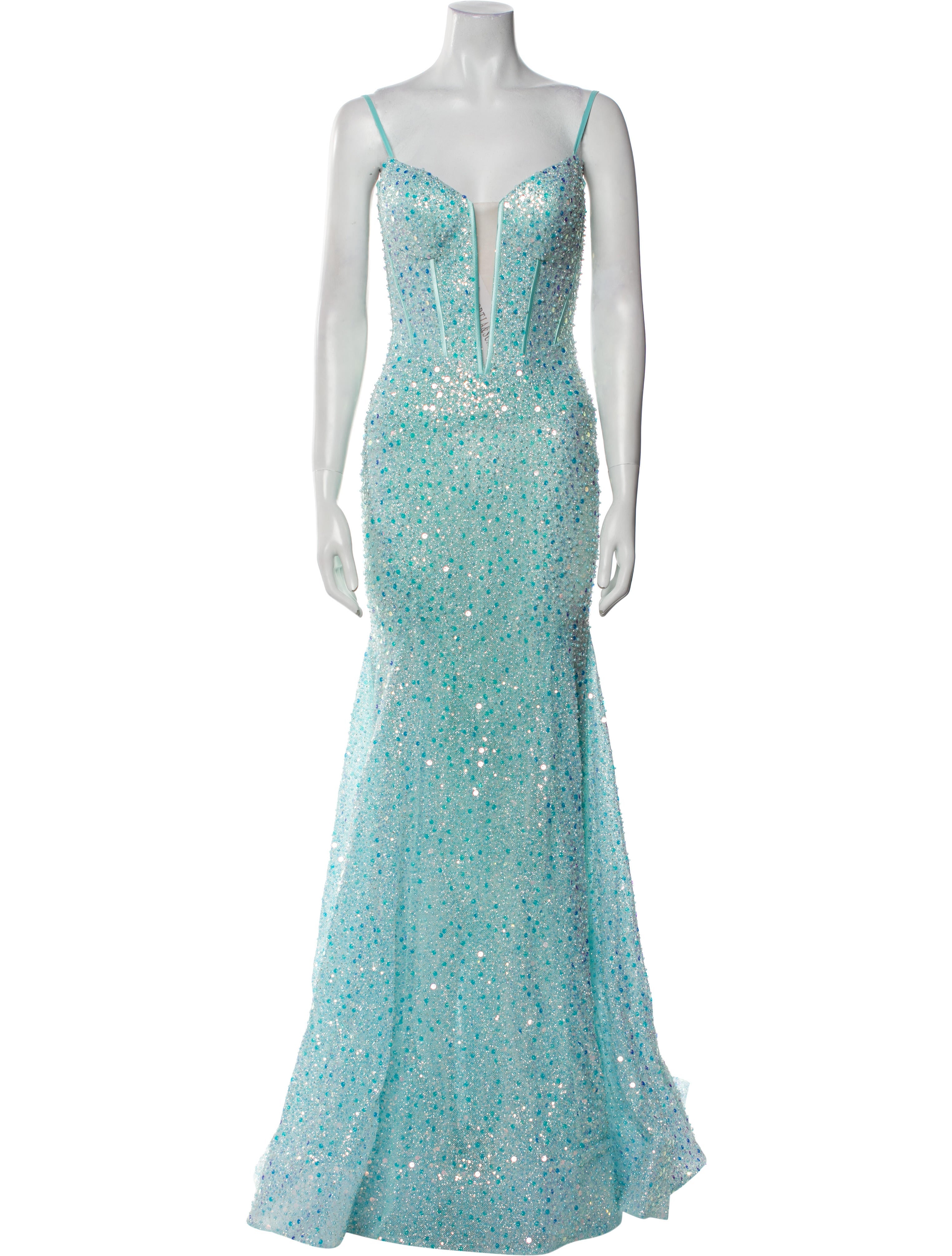 Portia & Scarlett Square Neckline Long Dress w/ Tags