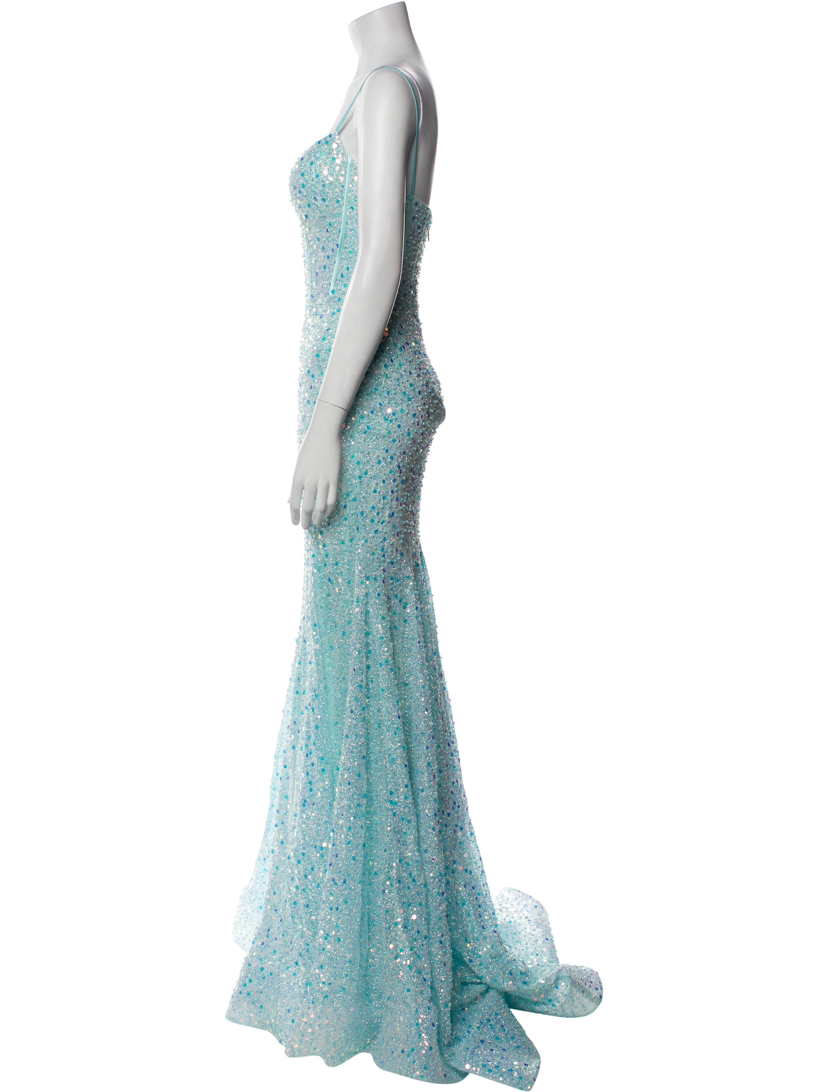 Portia & Scarlett Square Neckline Long Dress w/ Tags