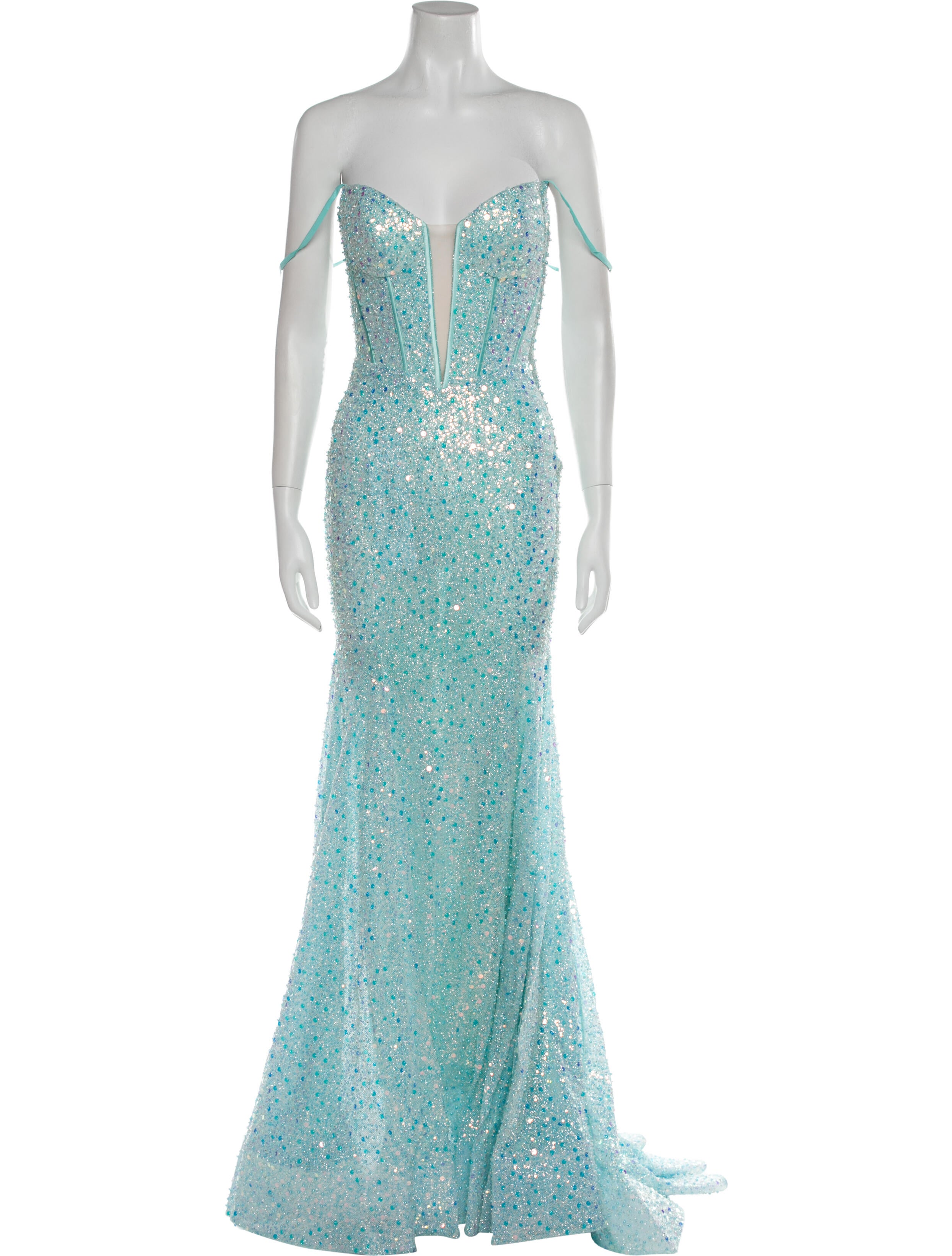 Portia & Scarlett Lace Pattern Long Dress w/ Tags