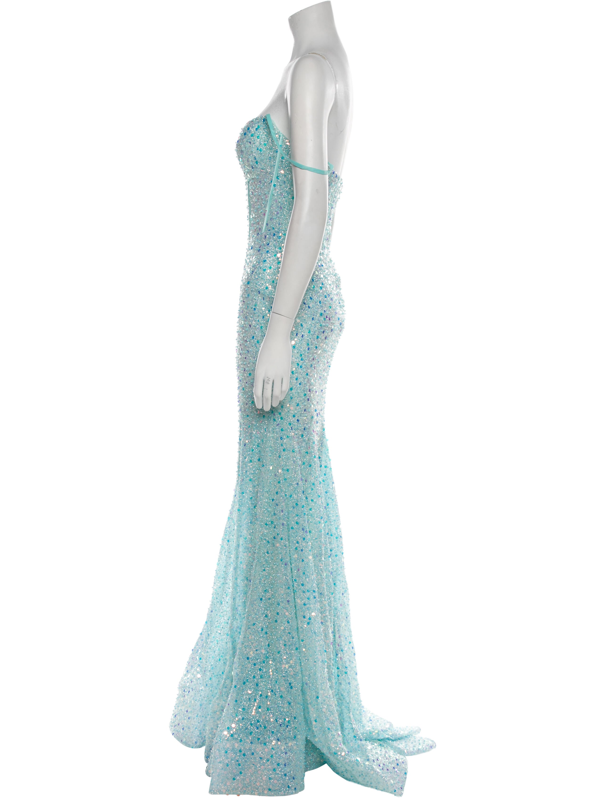 Portia & Scarlett Lace Pattern Long Dress w/ Tags