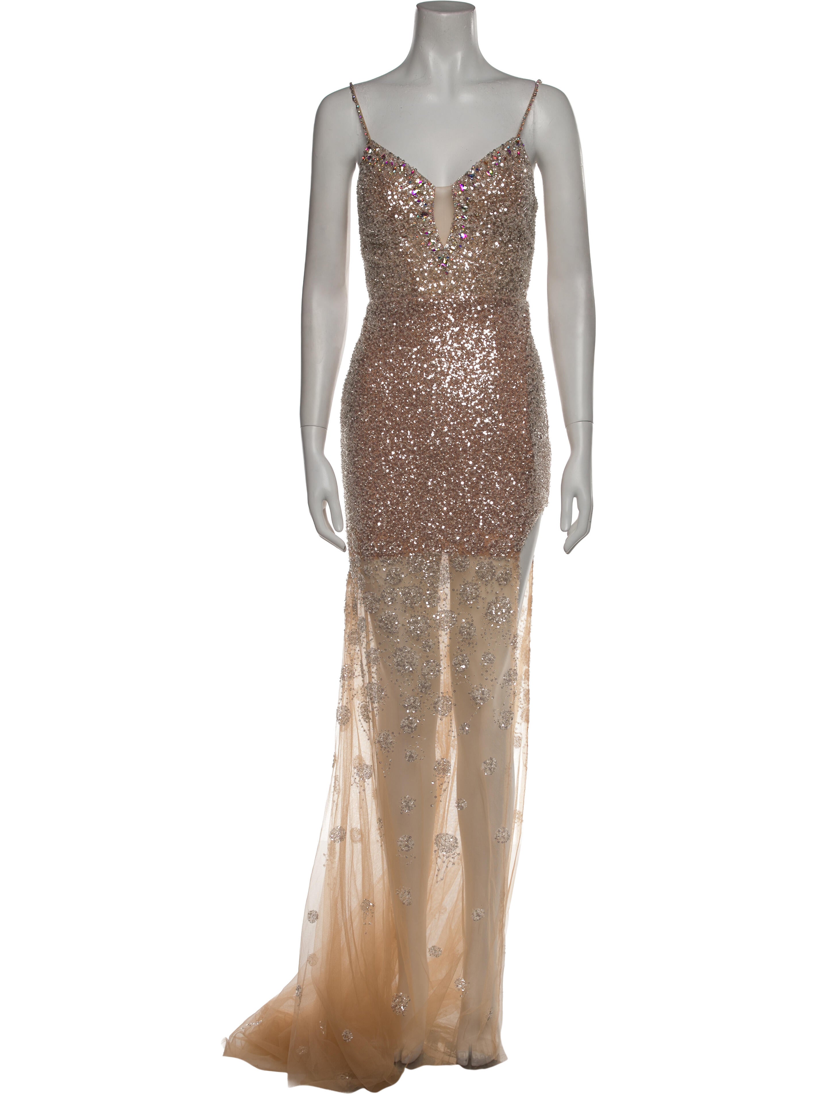 Portia & Scarlett V-Neck Long Dress w/ Tags