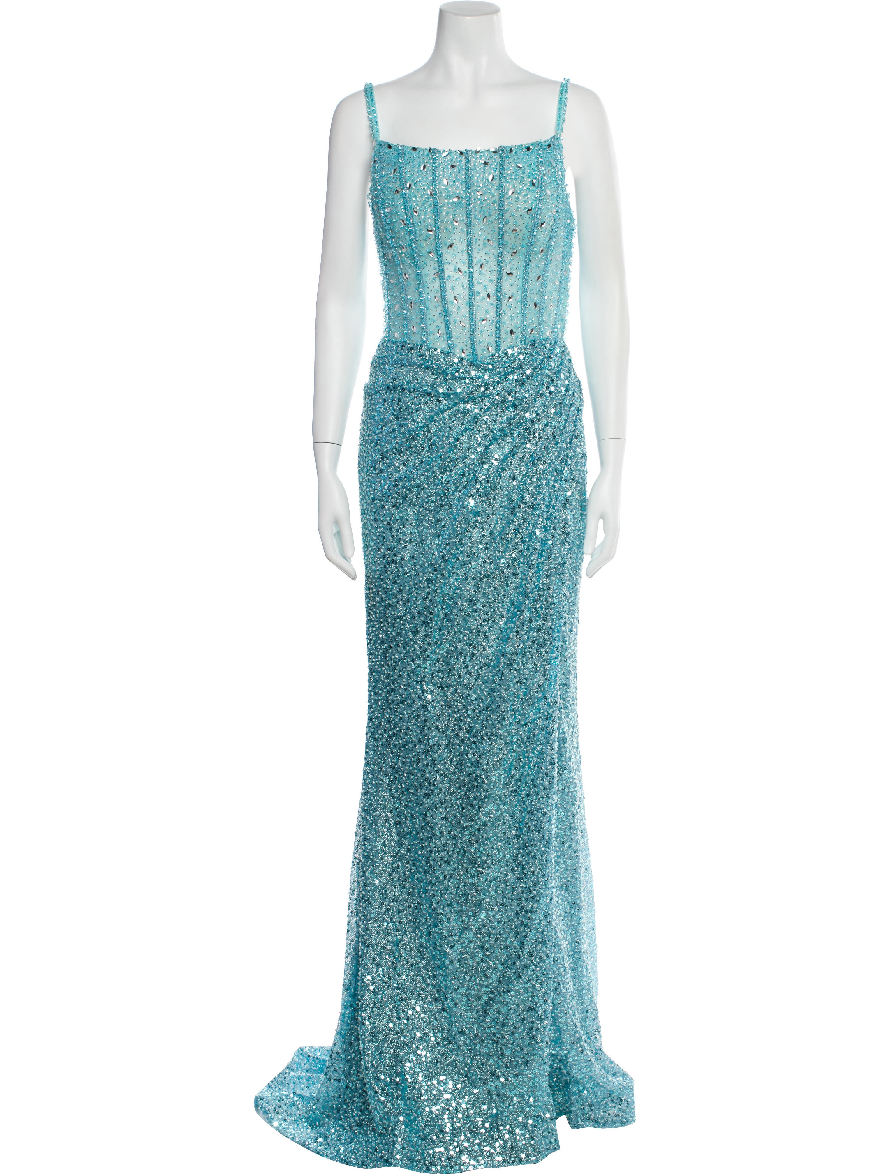 Portia & Scarlett Square Neckline Long Dress