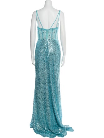 Portia & Scarlett Square Neckline Long Dress