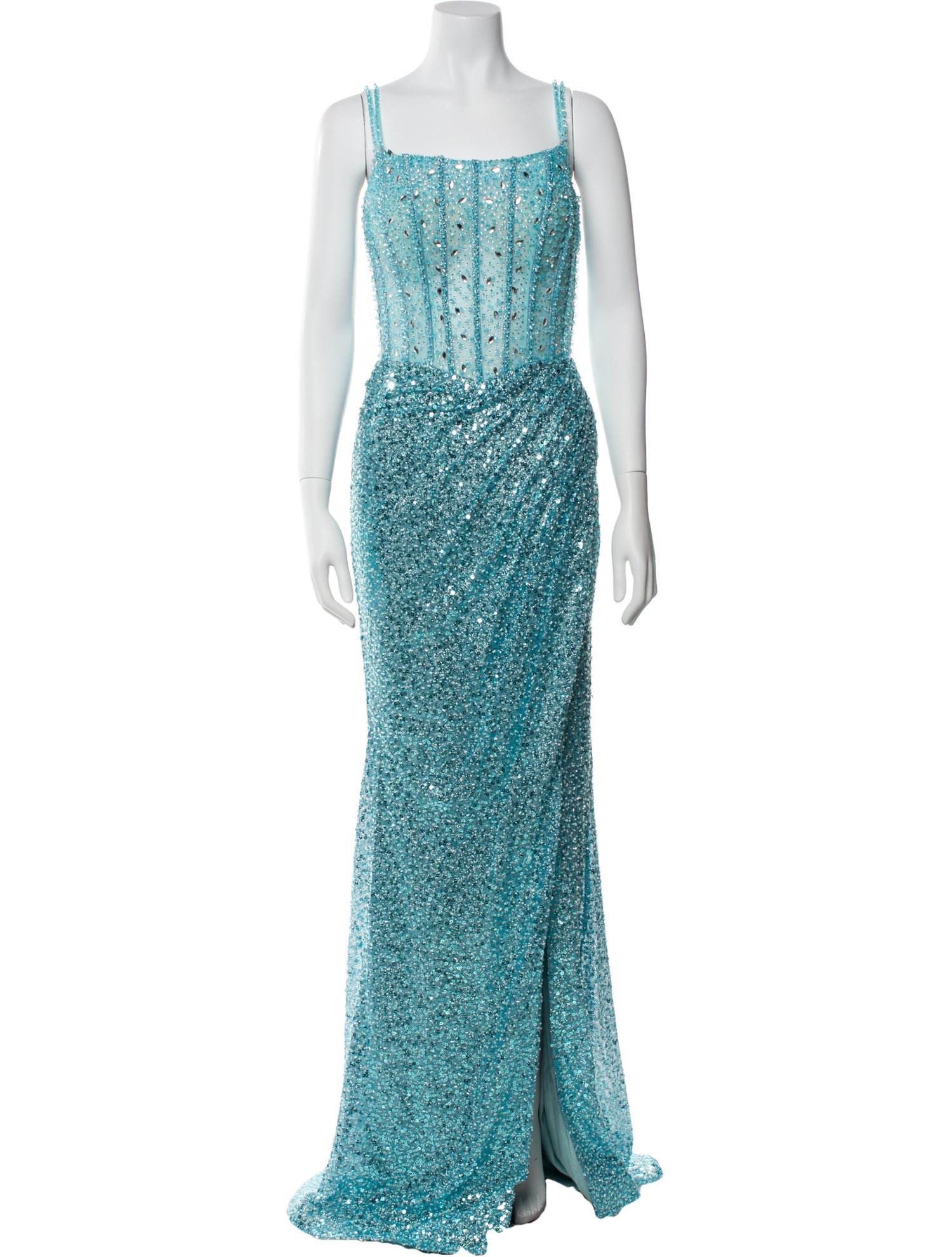 Portia & Scarlett Square Neckline Long Dress