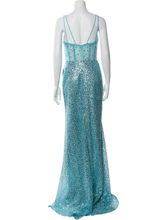 Portia & Scarlett Square Neckline Long Dress