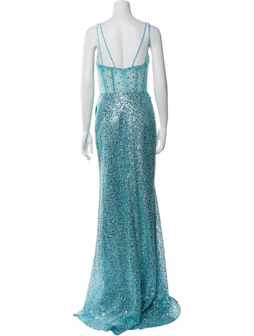 Portia & Scarlett Square Neckline Long Dress