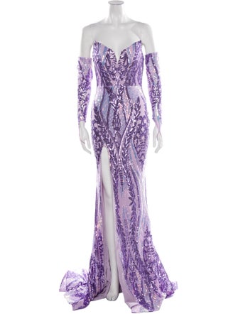 Portia & Scarlett Printed Long Dress