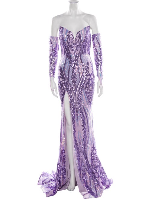 Portia & Scarlett Printed Long Dress