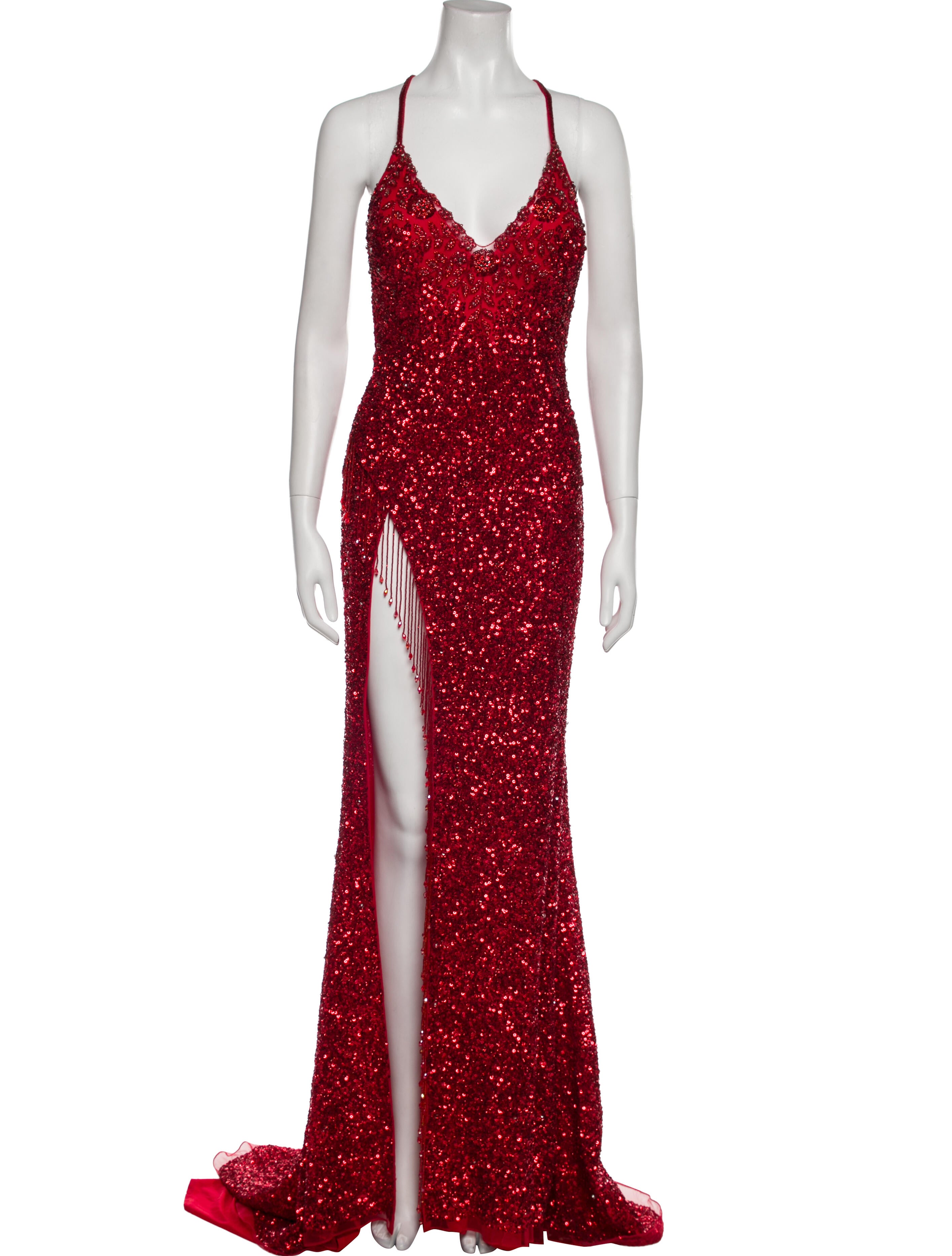 Portia & Scarlett V-Neck Long Dress w/ Tags