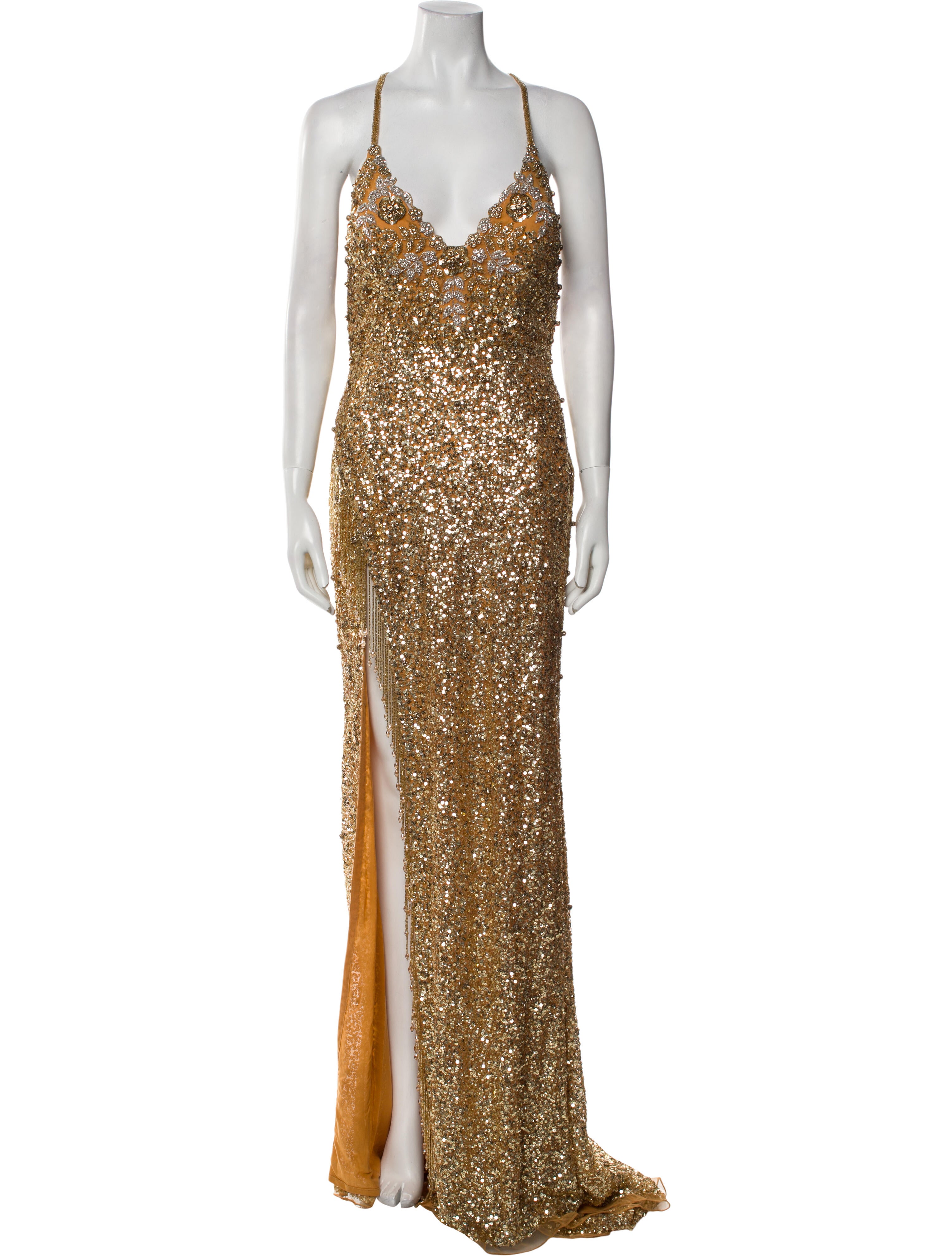 Portia & Scarlett V-Neck Long Dress w/ Tags