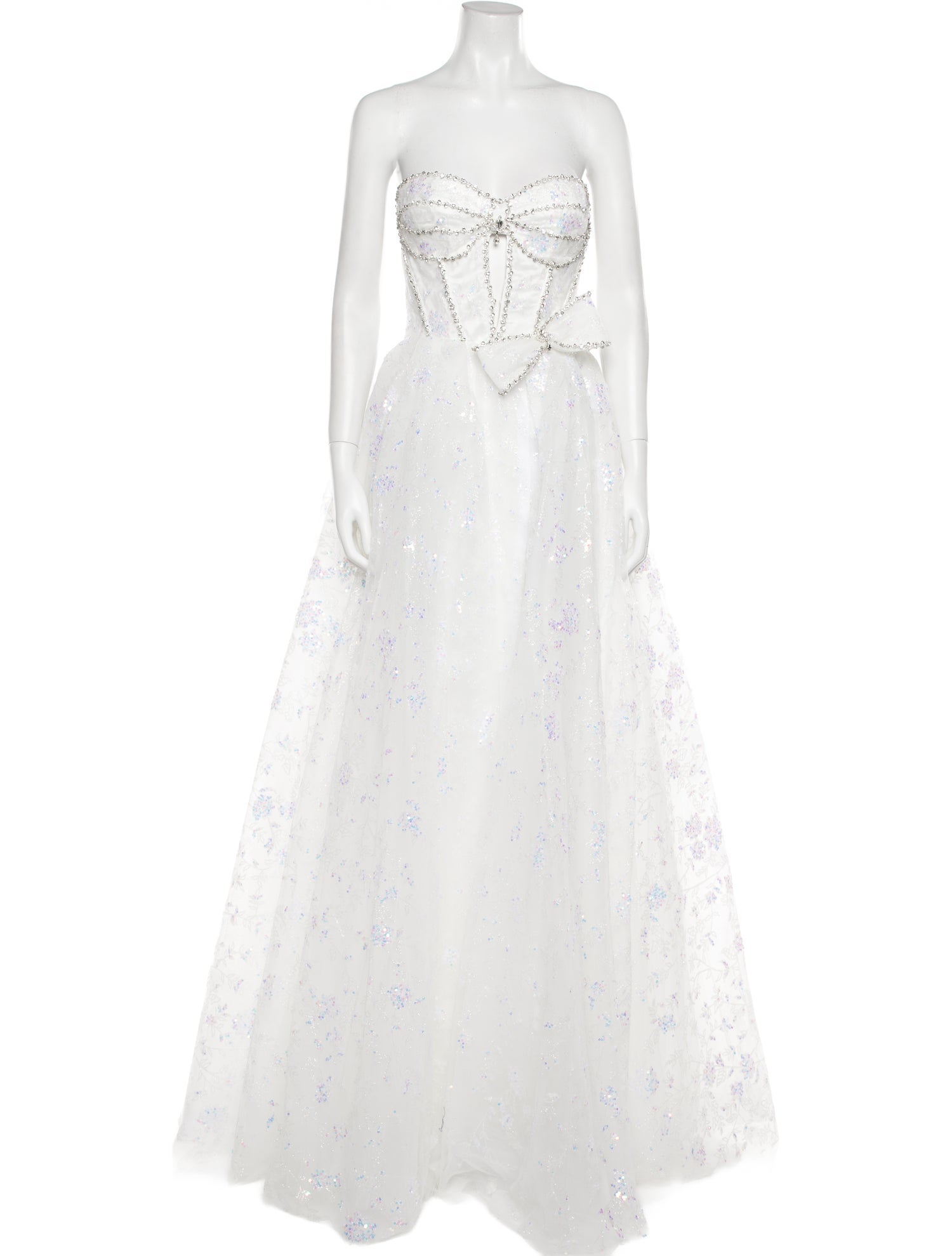 Portia & Scarlett Lace Pattern Long Dress w/ Tags