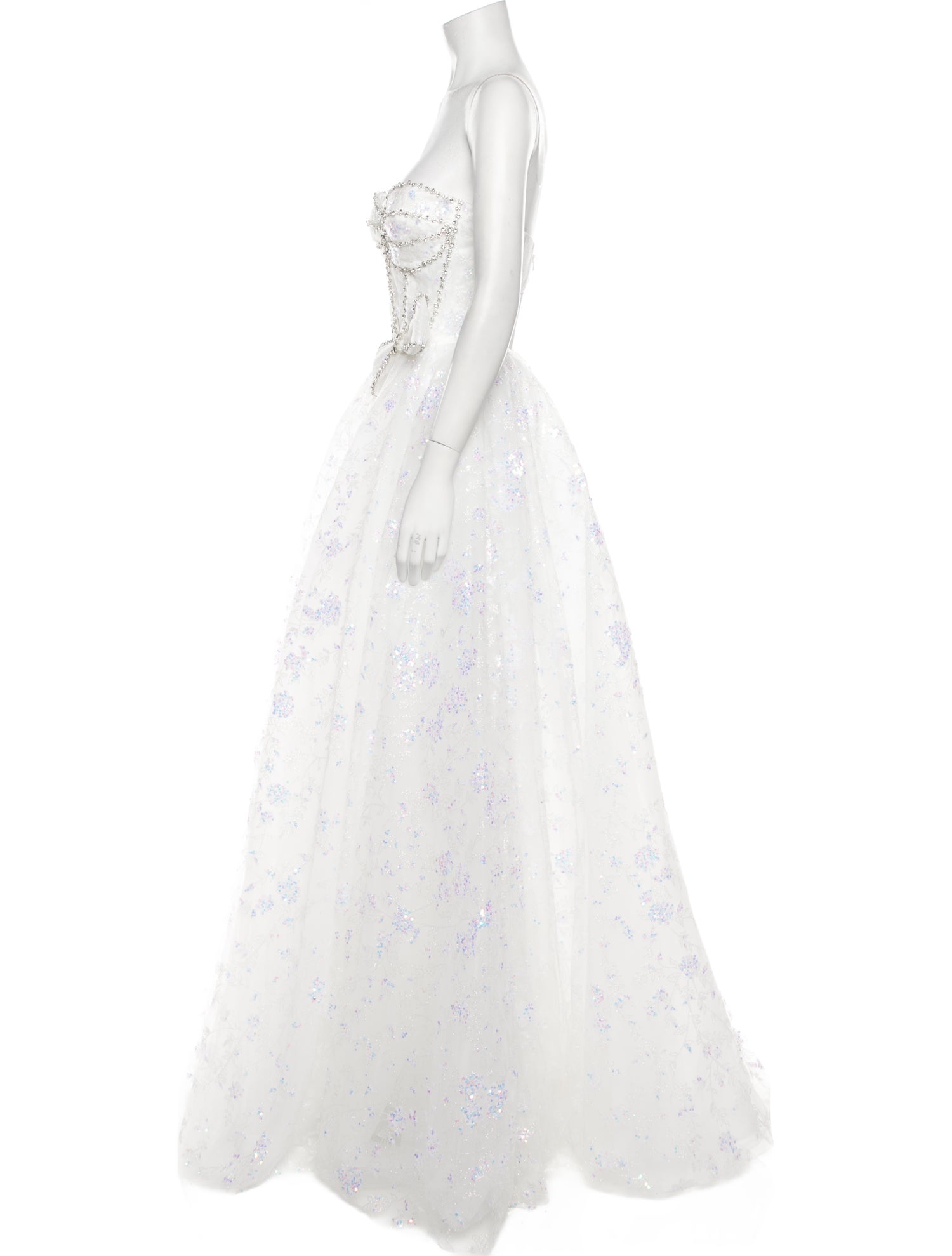 Portia & Scarlett Lace Pattern Long Dress w/ Tags