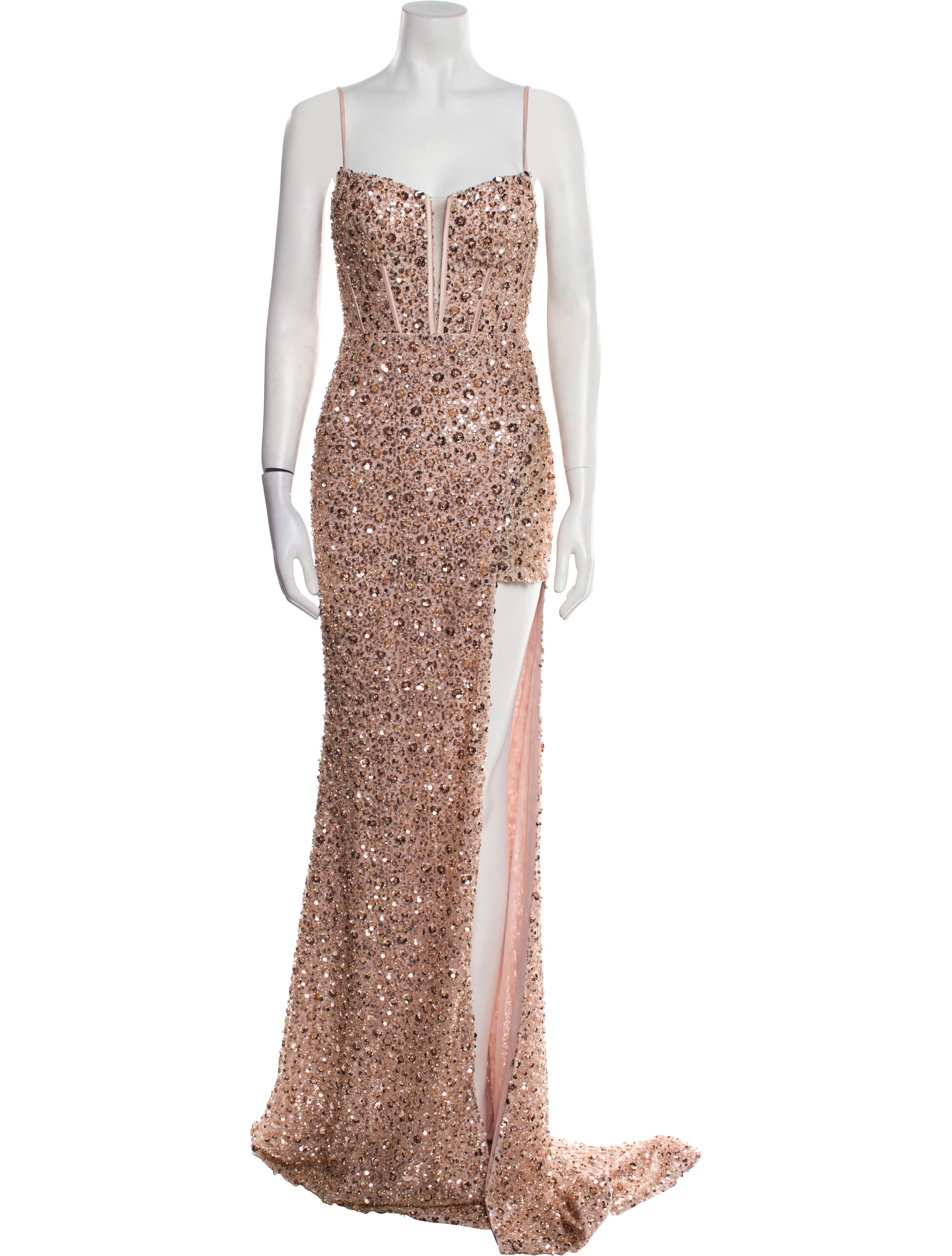 Portia & Scarlett Square Neckline Long Dress w/ Tags