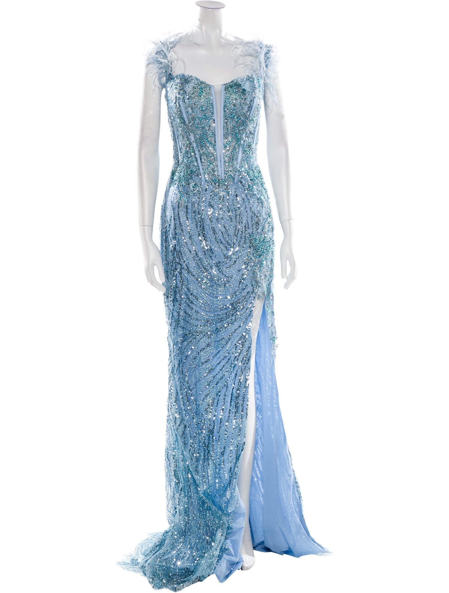 Portia & Scarlett Striped Long Dress w/ Tags