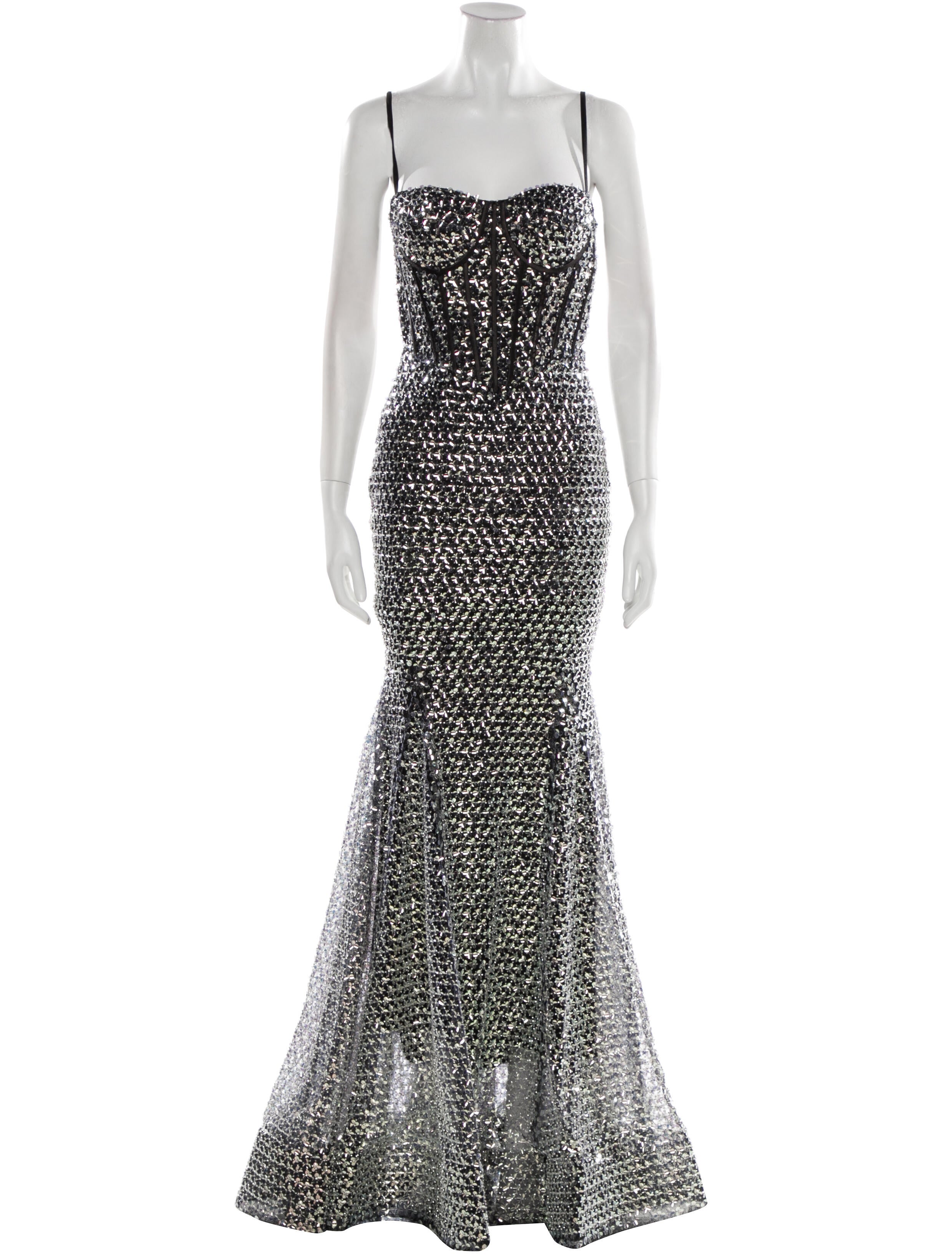 Portia & Scarlett Square Neckline Long Dress w/ Tags