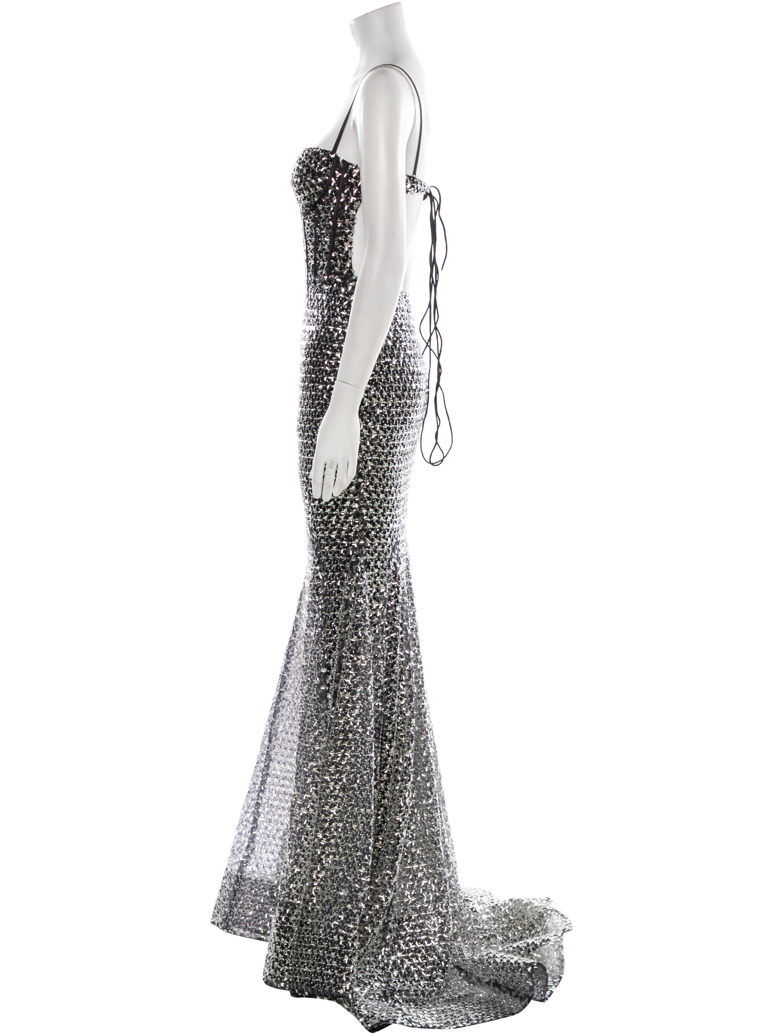 Portia & Scarlett Square Neckline Long Dress w/ Tags