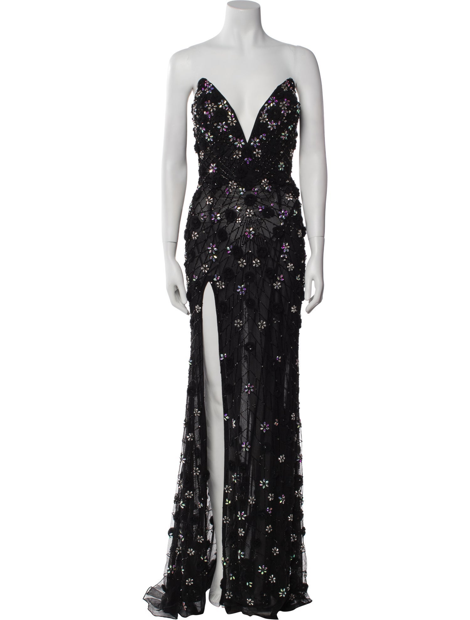 Portia & Scarlett Floral Print Long Dress w/ Tags