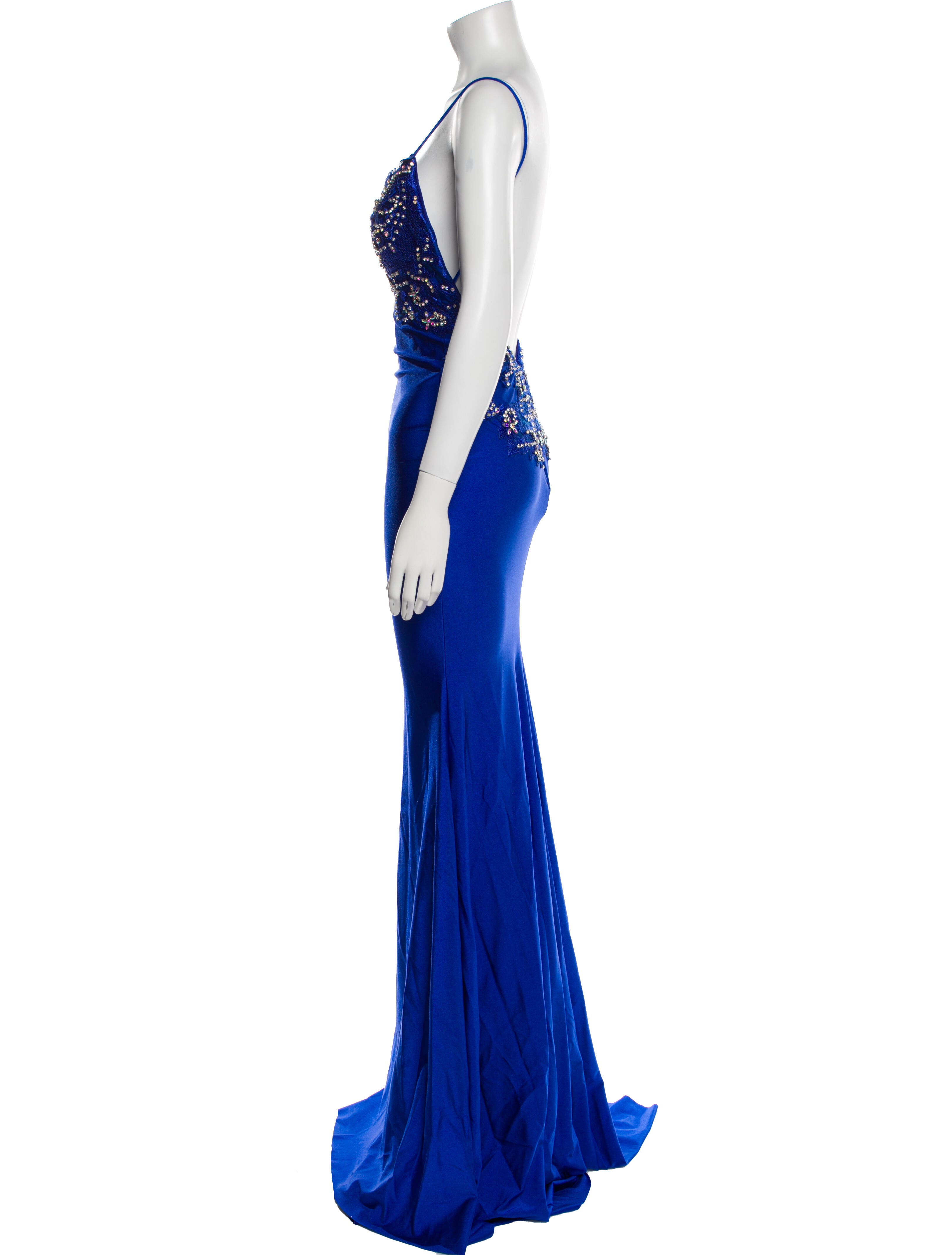 Portia & Scarlett Square Neckline Long Dress