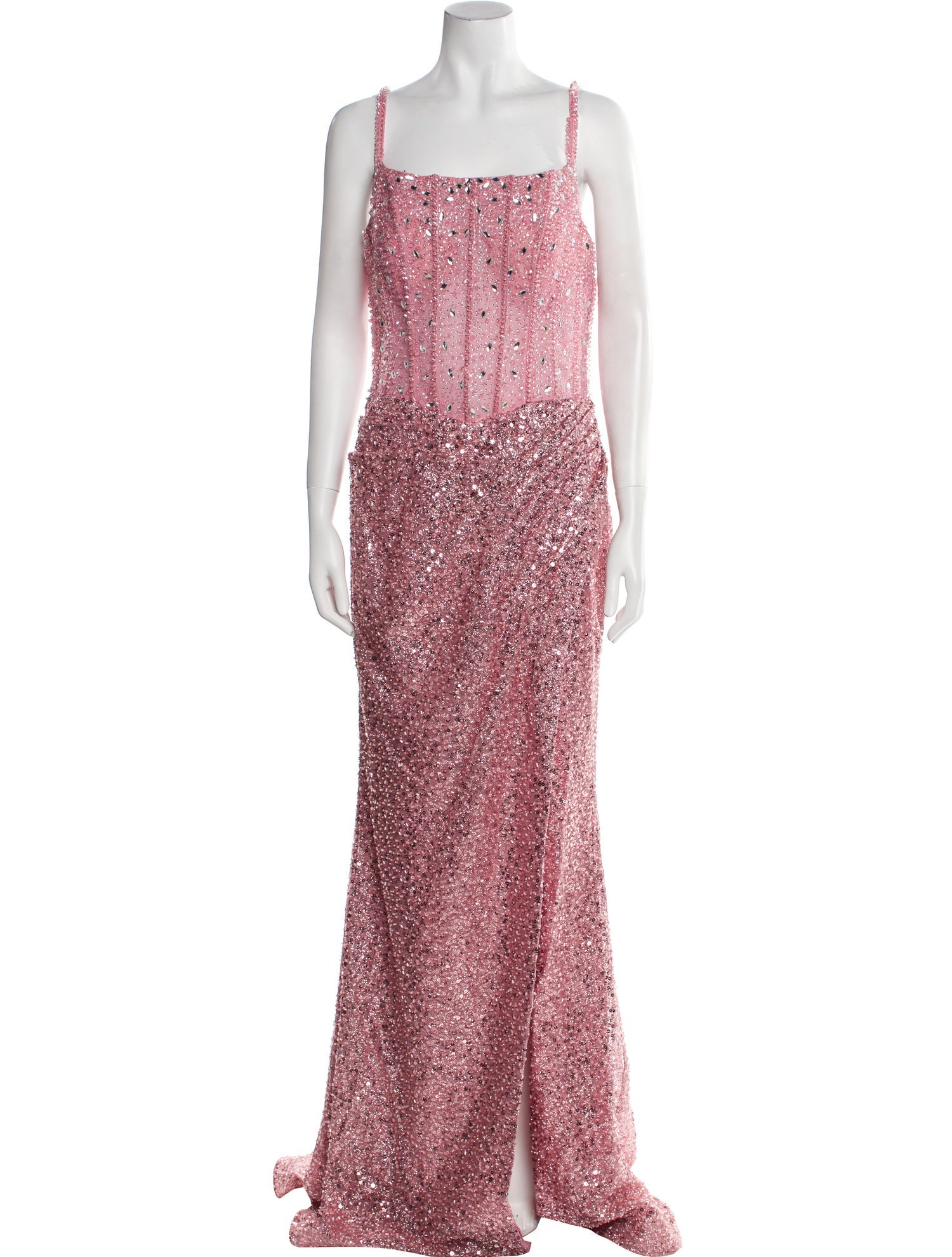 Portia & Scarlett Square Neckline Long Dress