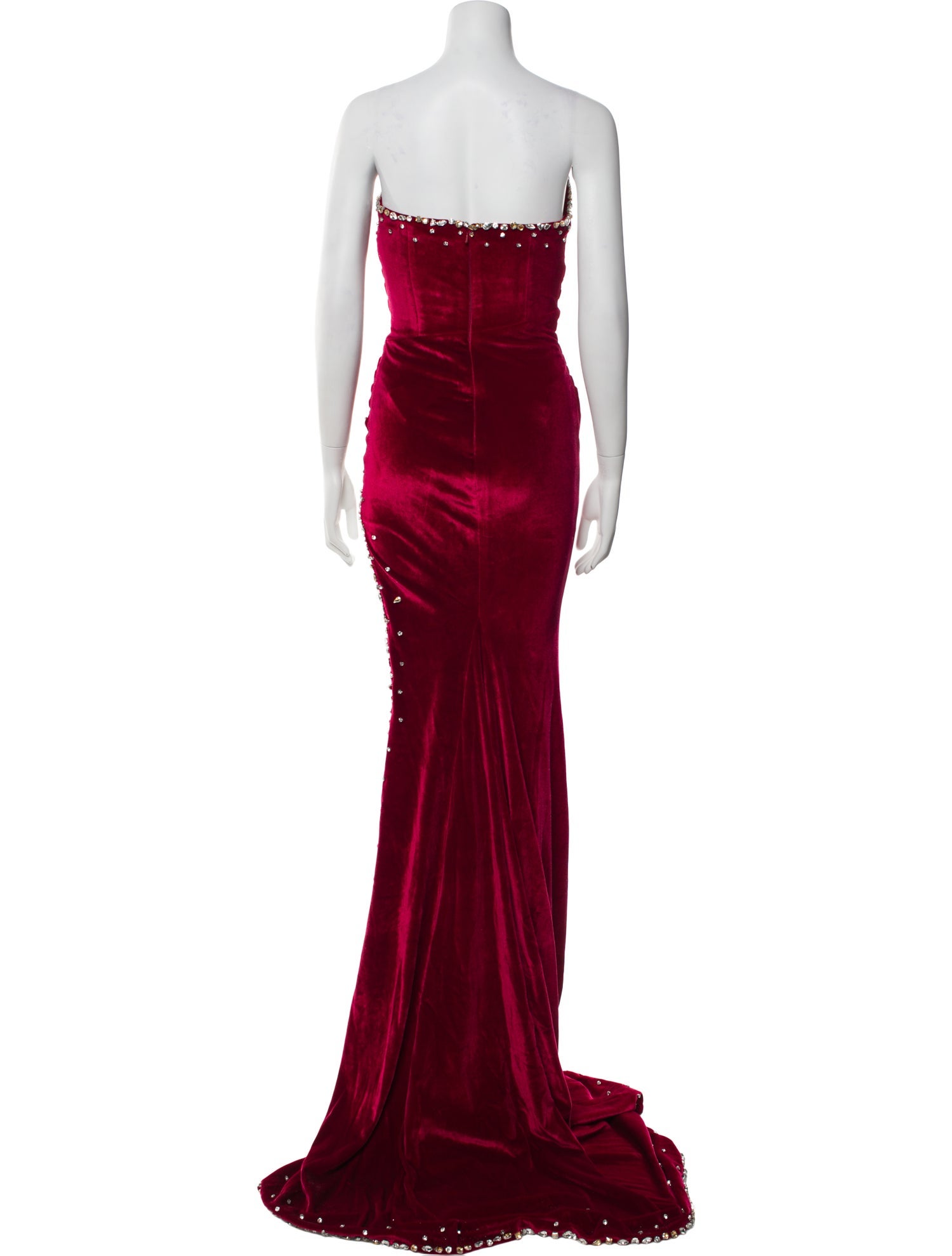 portia and scarlett red velvet dress Portia and Scarlett PS23000