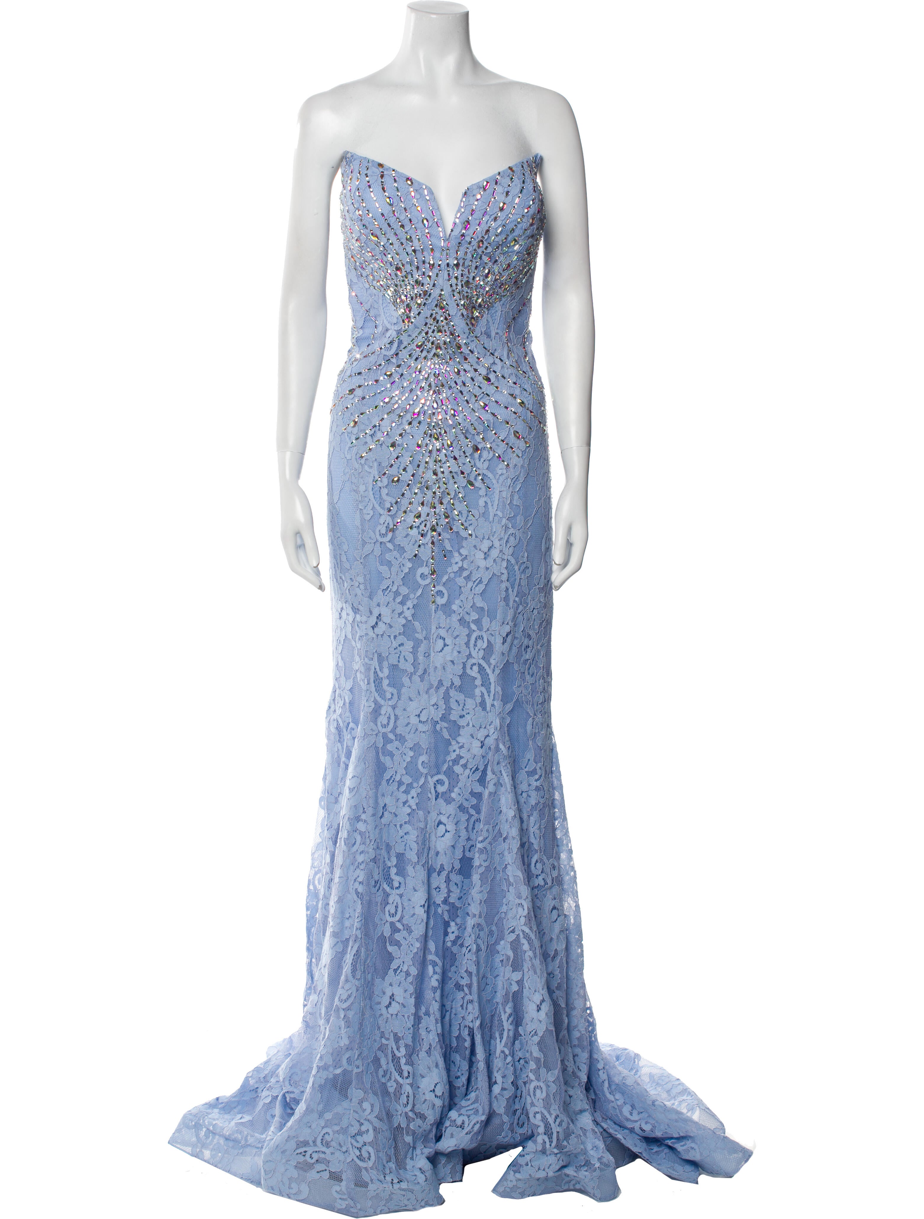 Portia & Scarlett Lace Pattern Long Dress w/ Tags