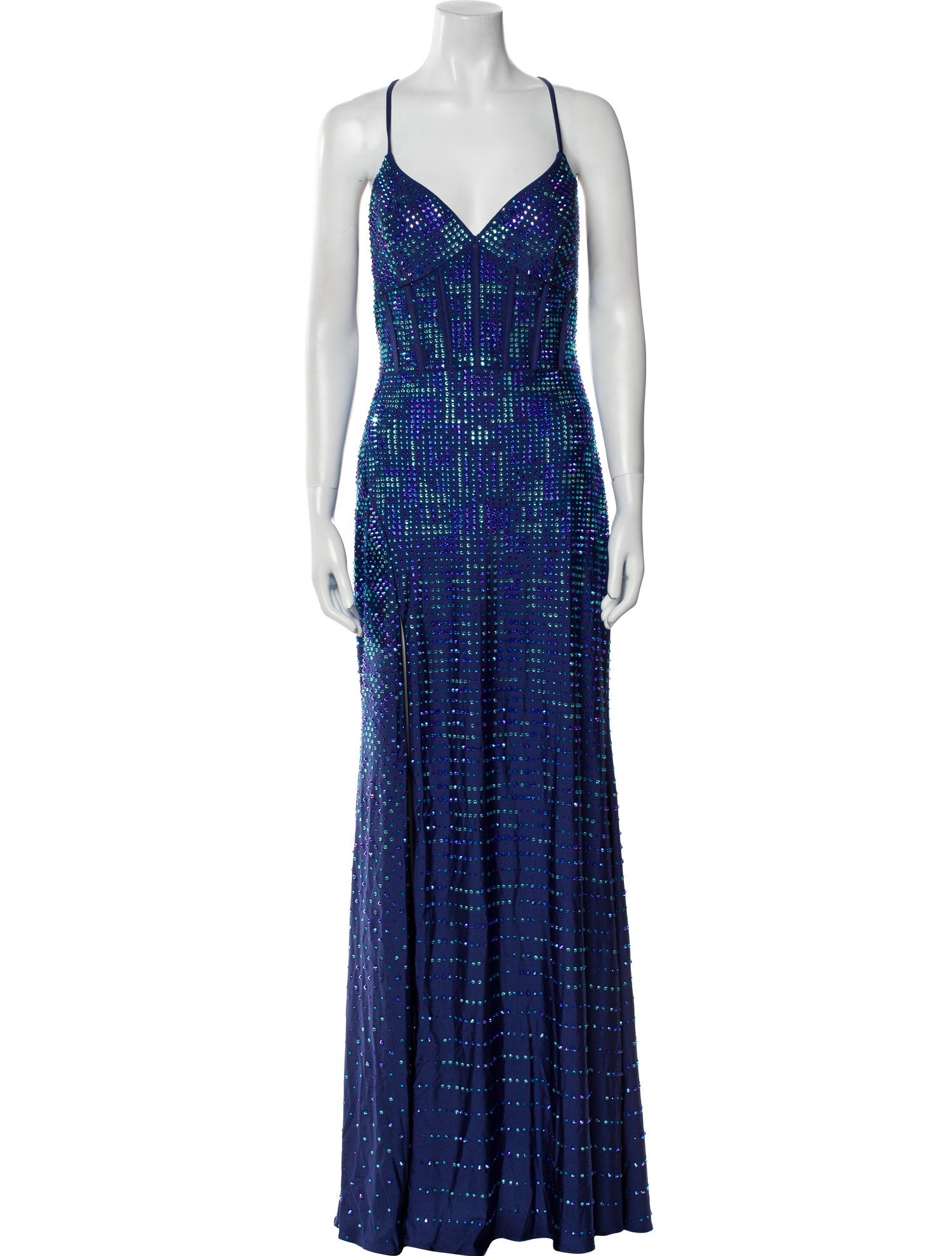 Portia & Scarlett Printed Long Dress w/ Tags