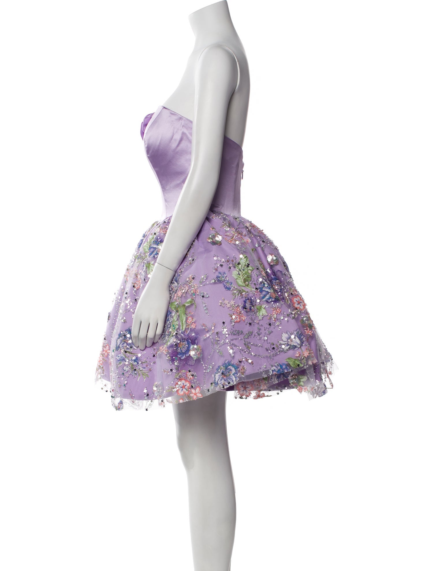 Portia & Scarlett Floral Print Mini Dress w/ Tags