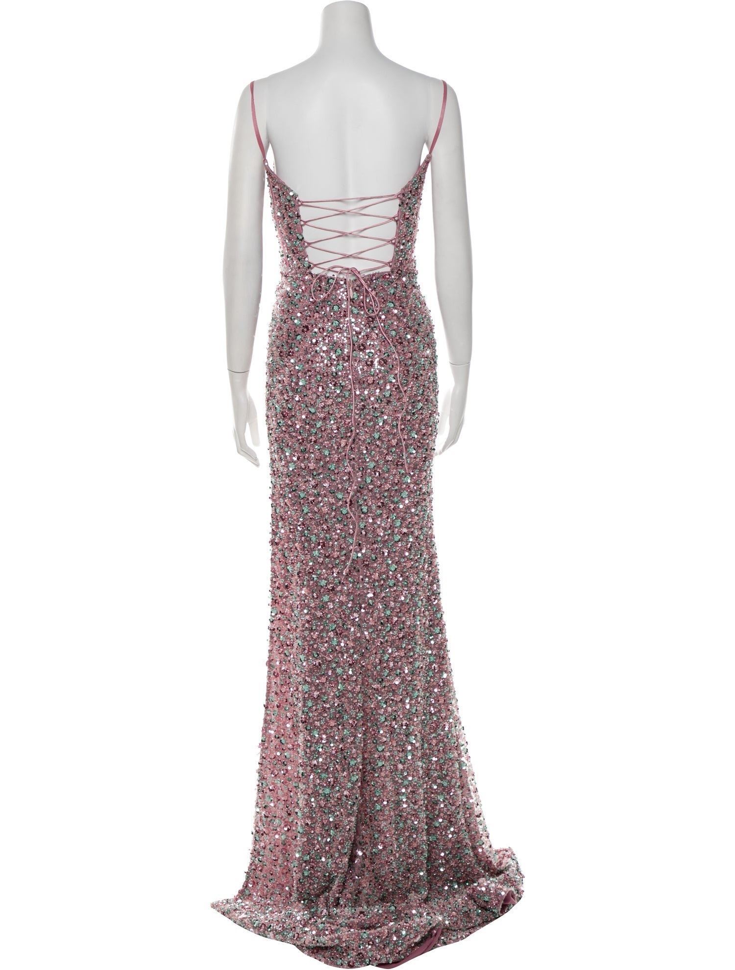 Portia & Scarlett Lace Pattern Long Dress