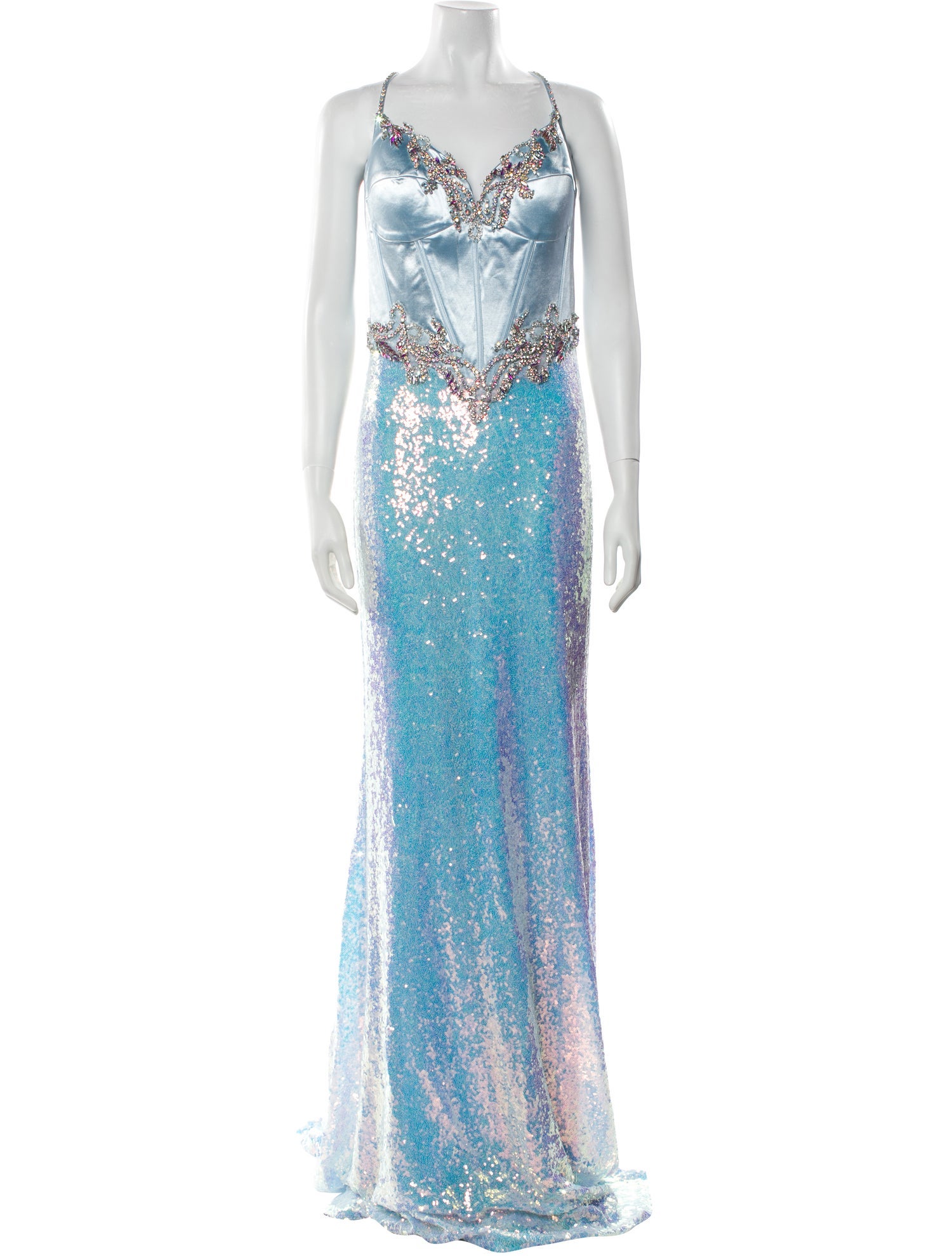 Portia & Scarlett Lace Pattern Long Dress w/ Tags