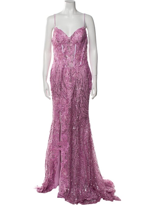 Portia & Scarlett V-Neck Long Dress