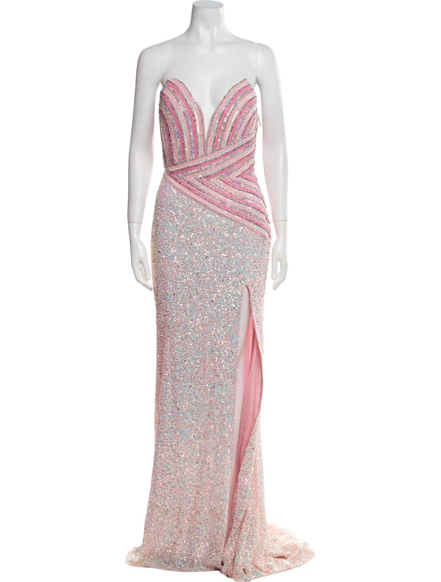 Portia & Scarlett Striped Long Dress