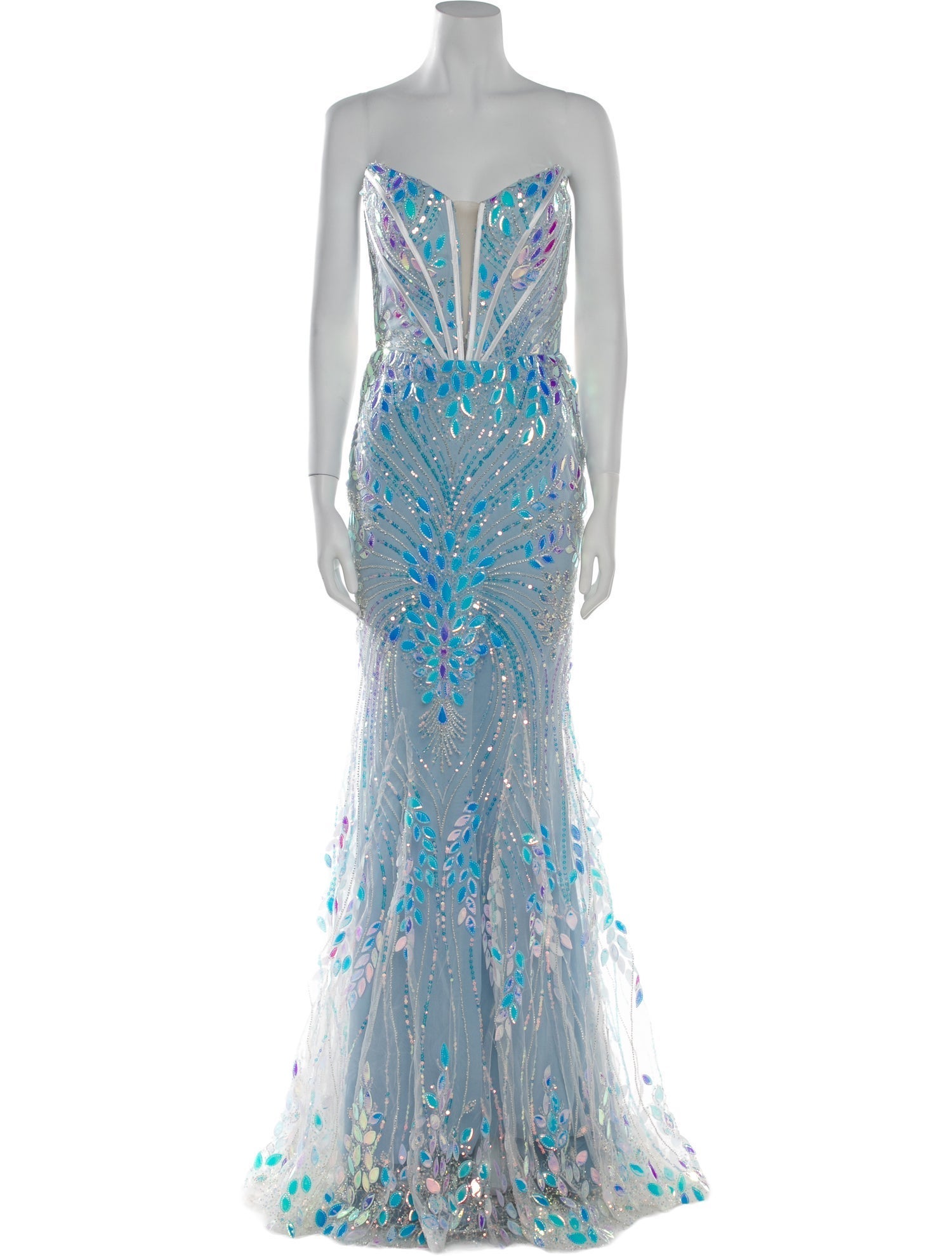 Portia & Scarlett Printed Long Dress w/ Tags