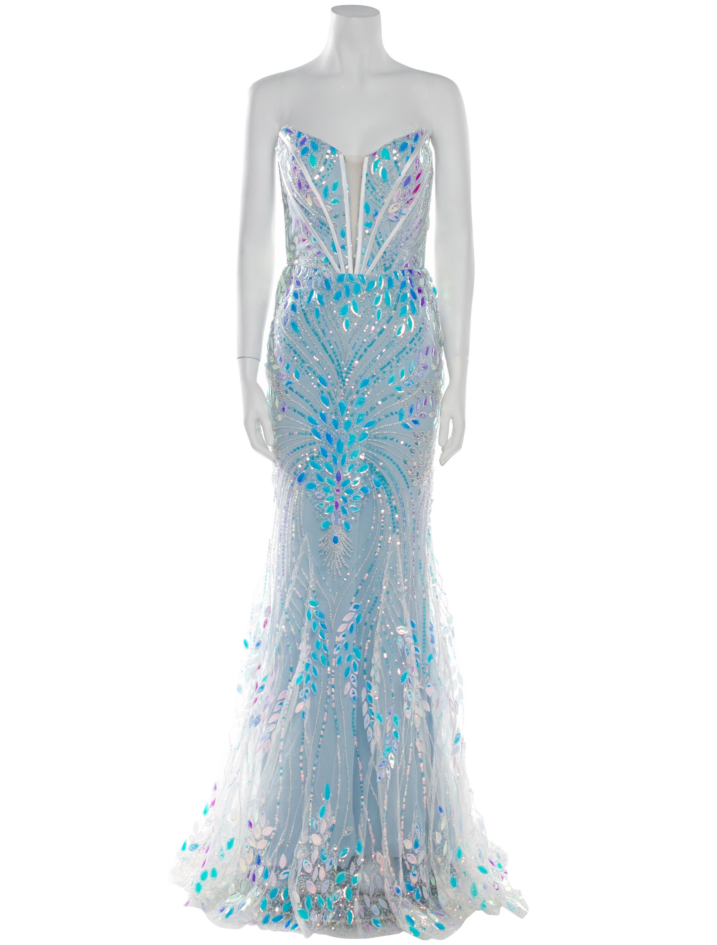 Portia & Scarlett Patterned Long Dress w/ Tags