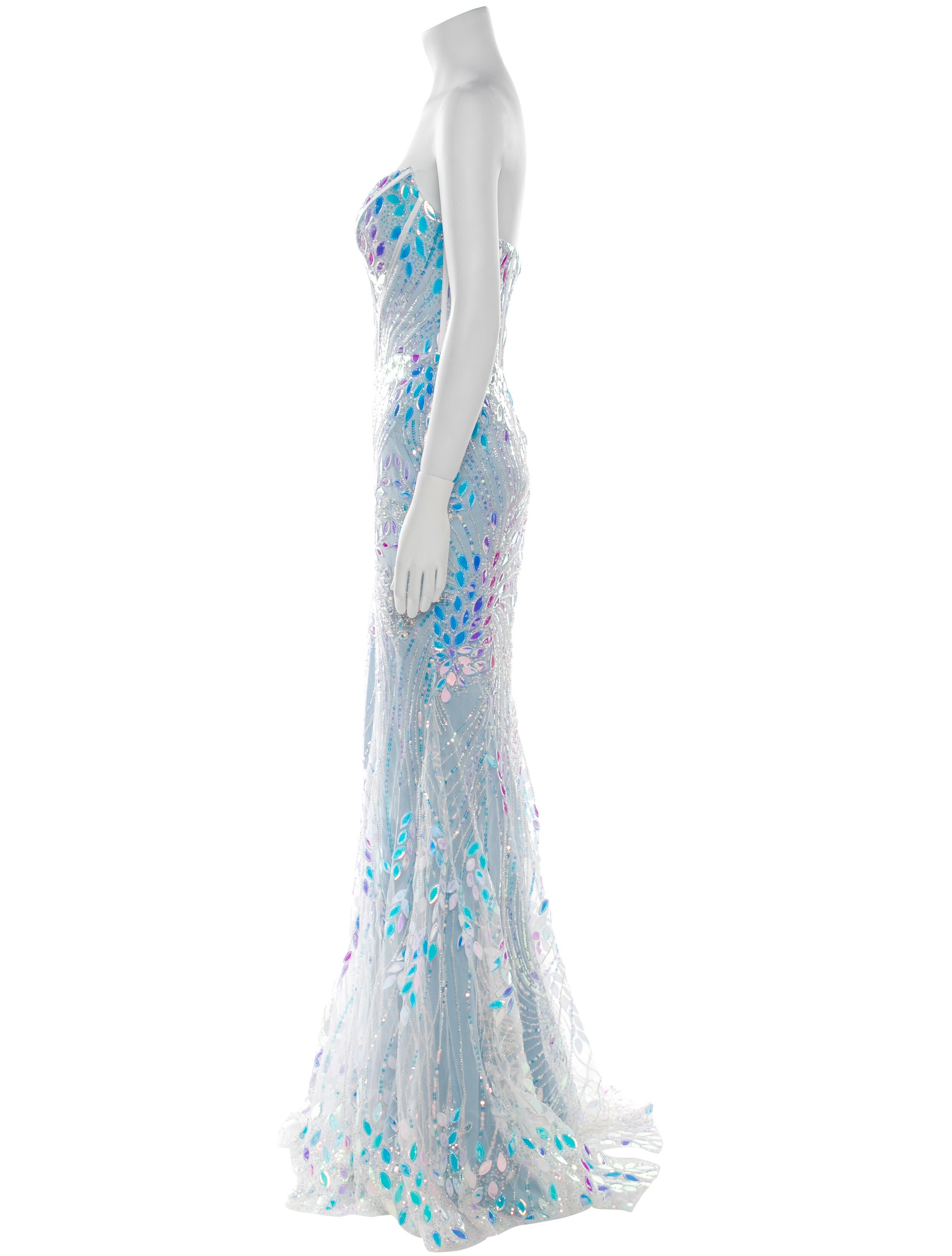 Portia & Scarlett Patterned Long Dress w/ Tags